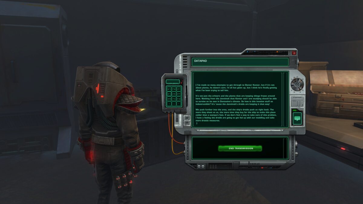 Swtor Language Datapad SWTOR Datapad Locations at Dantooine Crash Site - VULKK.com
