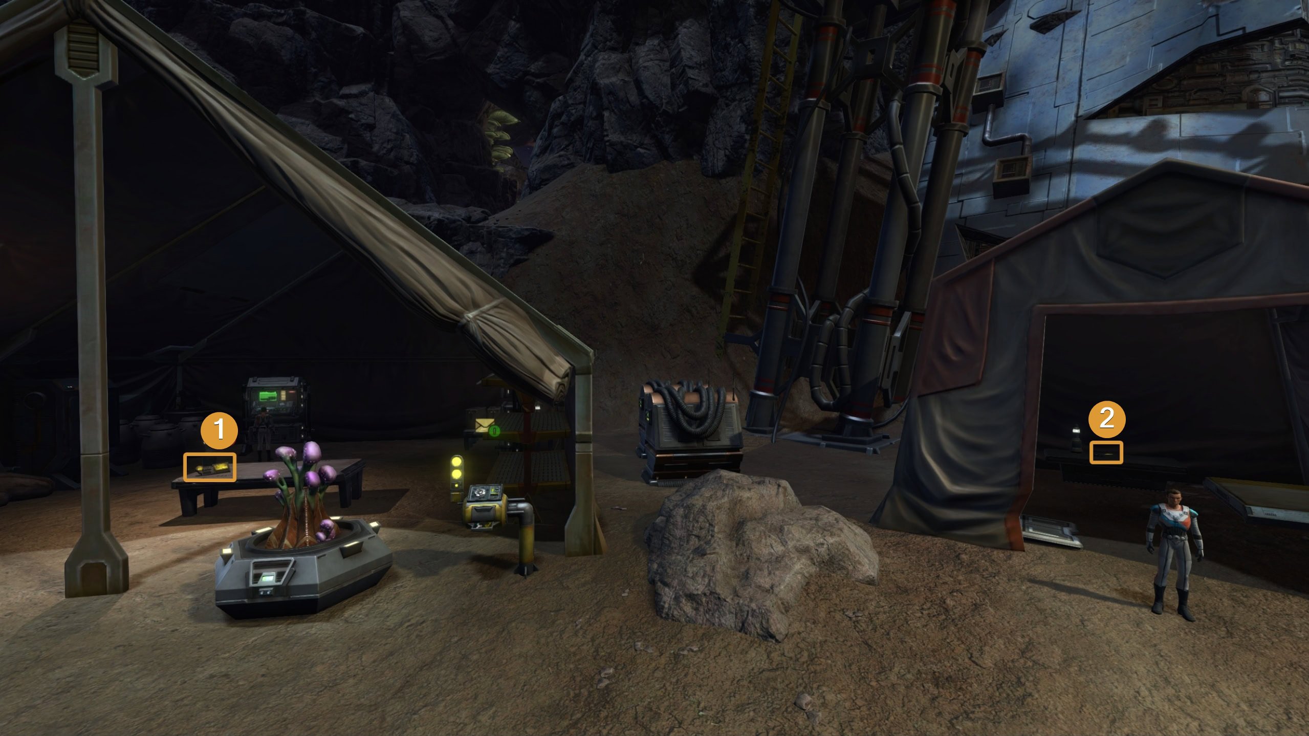 Landing Camp Datapads 1 and 2 Numbered