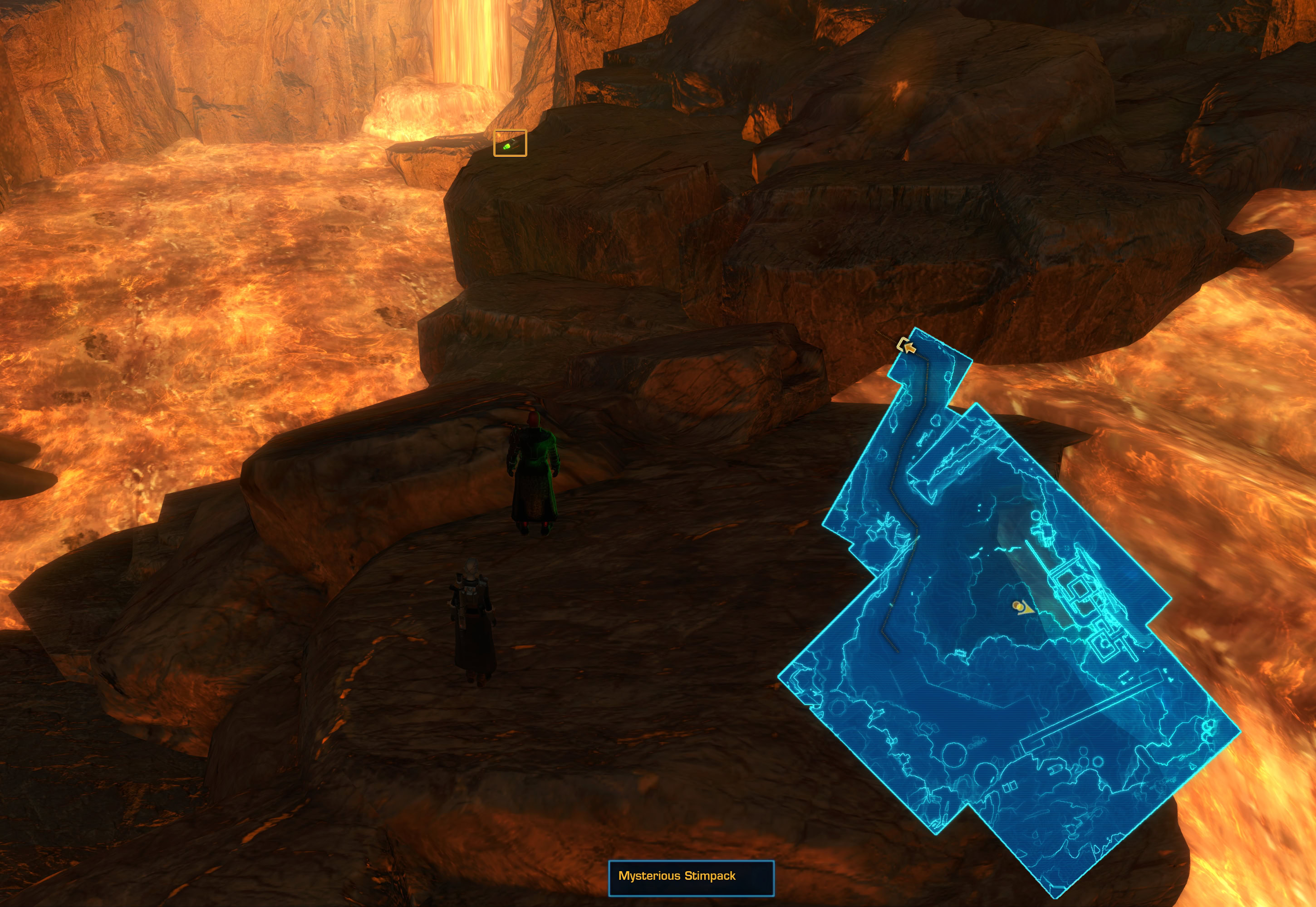 Mysterious Stimpack Lava Cave 3 Map