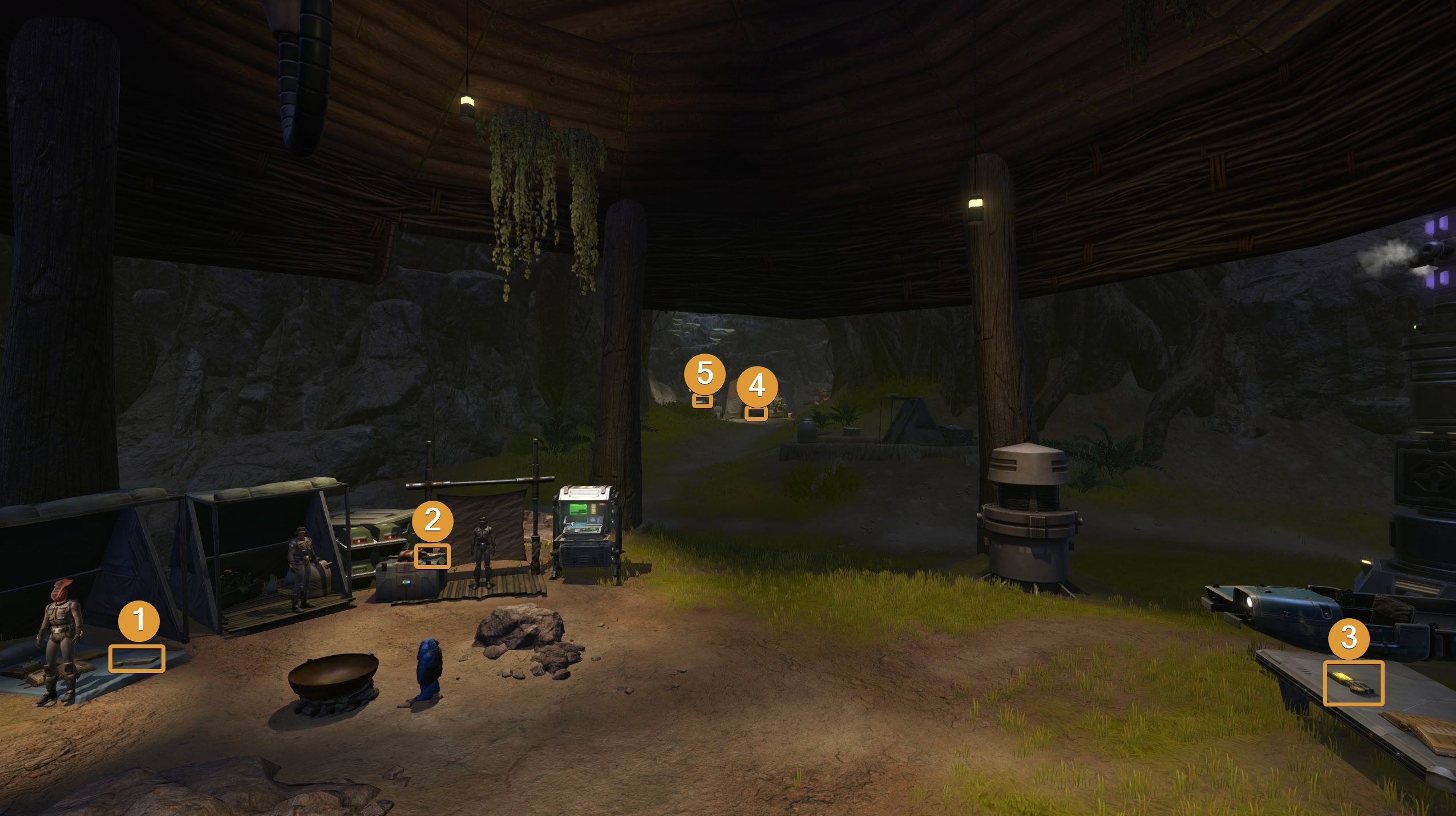 Research Camp Datapads 1 to 5