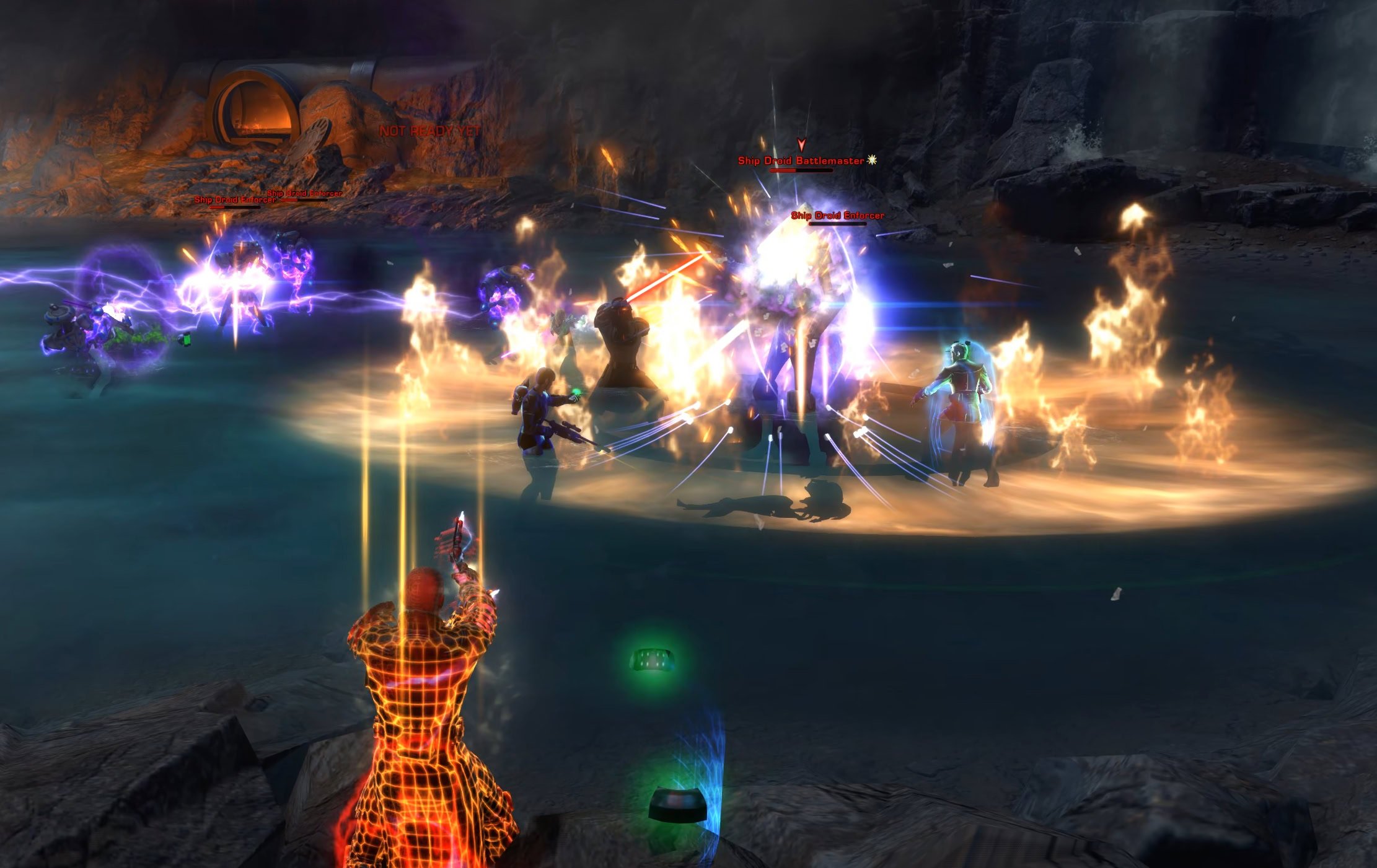 Ship Droid Battlemaster fight