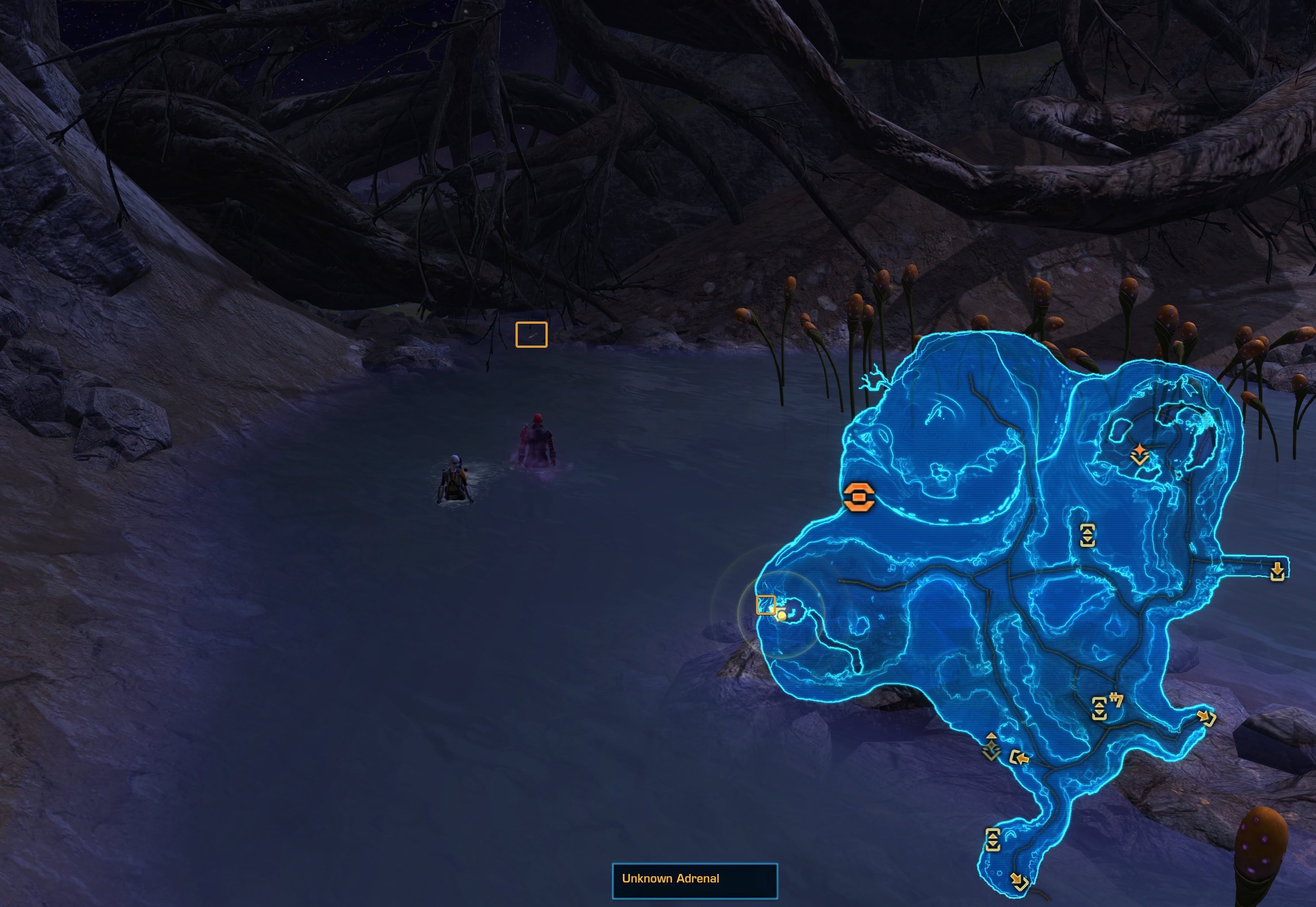 Unknown Adrenal Sporefal Under Vines Map