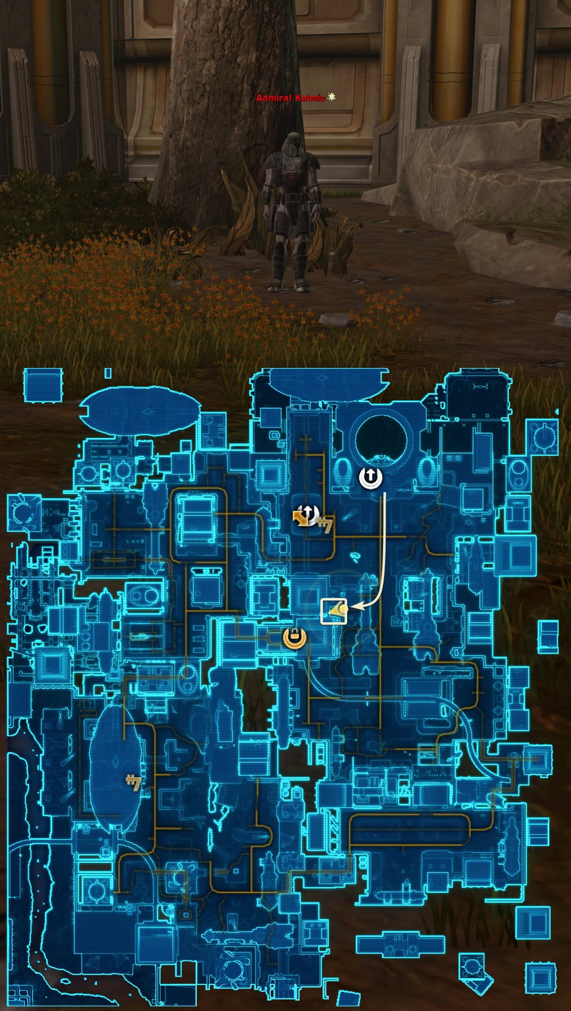 Admiral Kalmic (Republic) Location