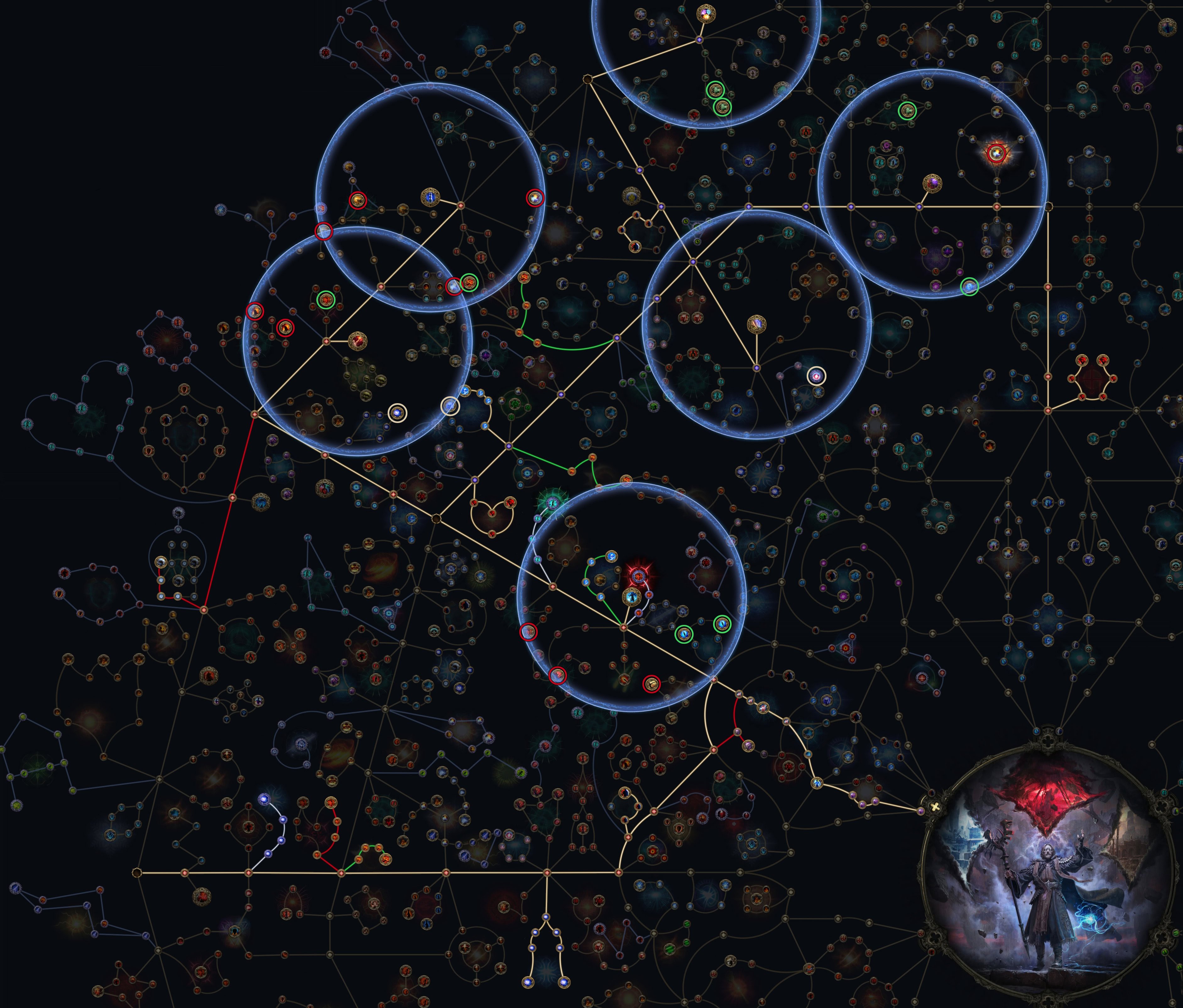Druid Leveling Build Passive Tree Full
