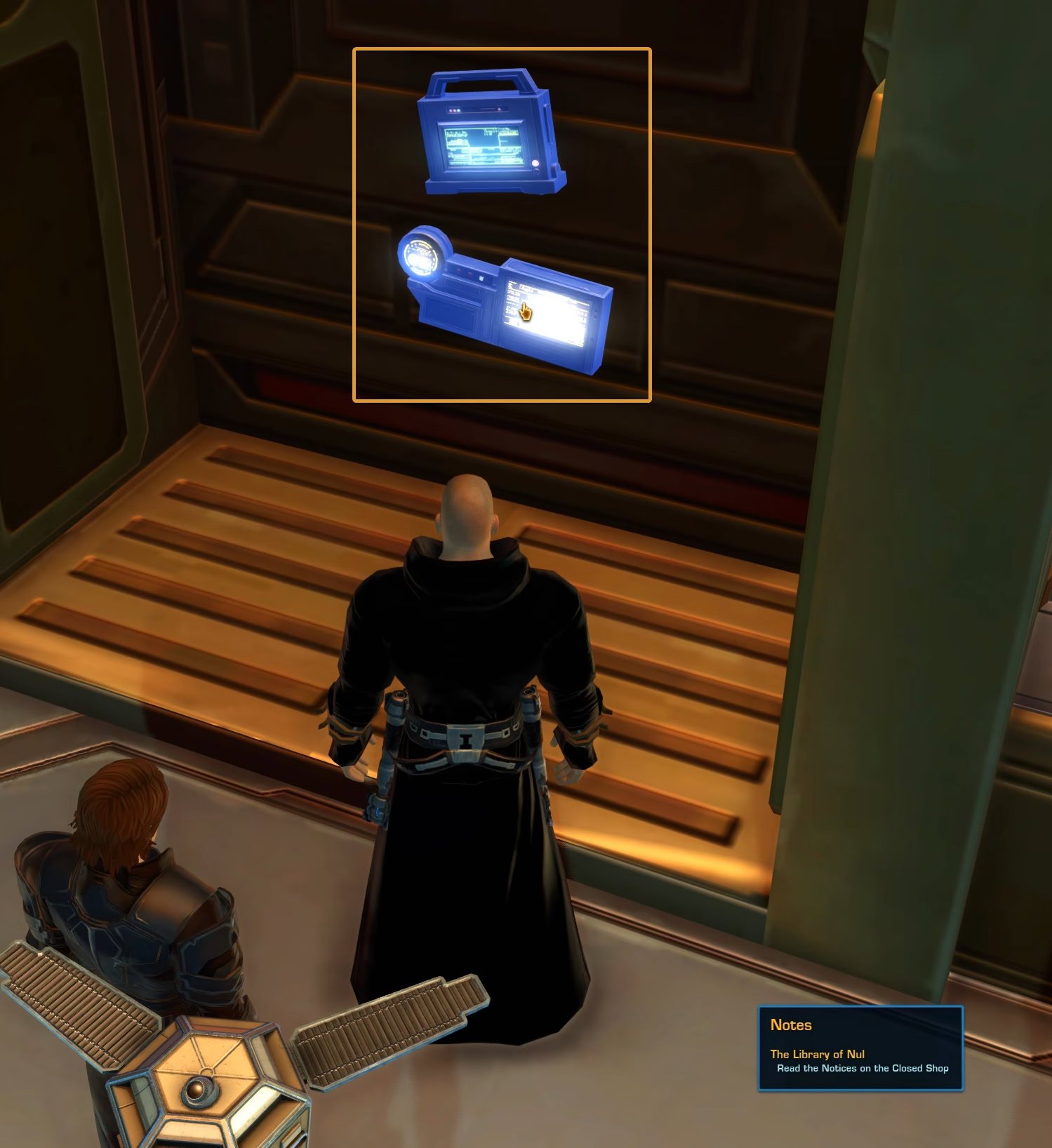 Store front door messages