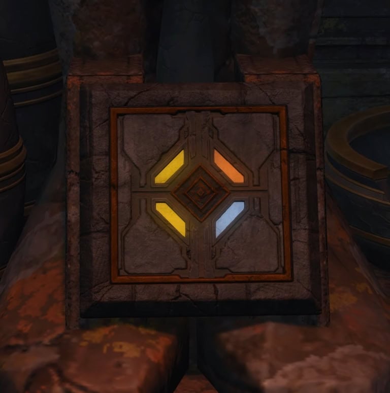 The colors on the tablet