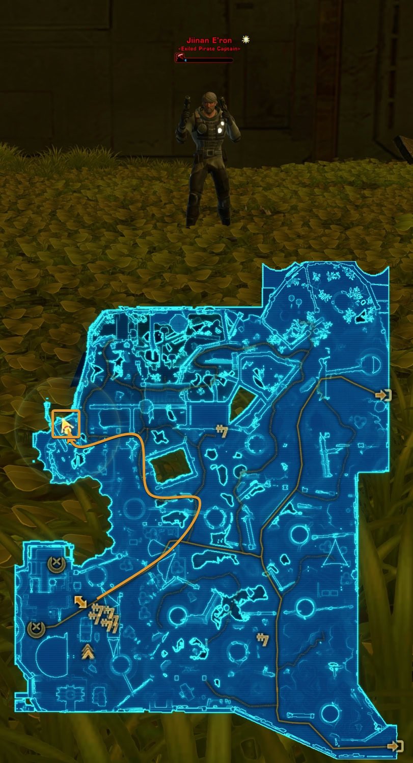 Jiinan E'ron Map Location Taris