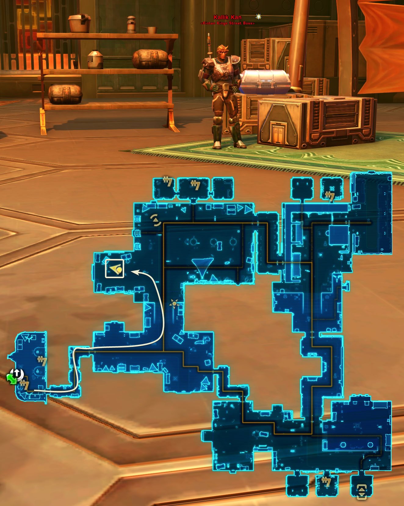 Kallik Kan Map Location Nar Shaddaa