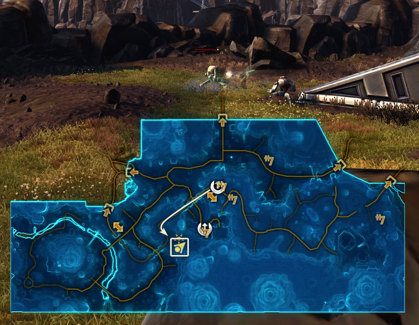 OT-15 Eradicator Droid Map Location