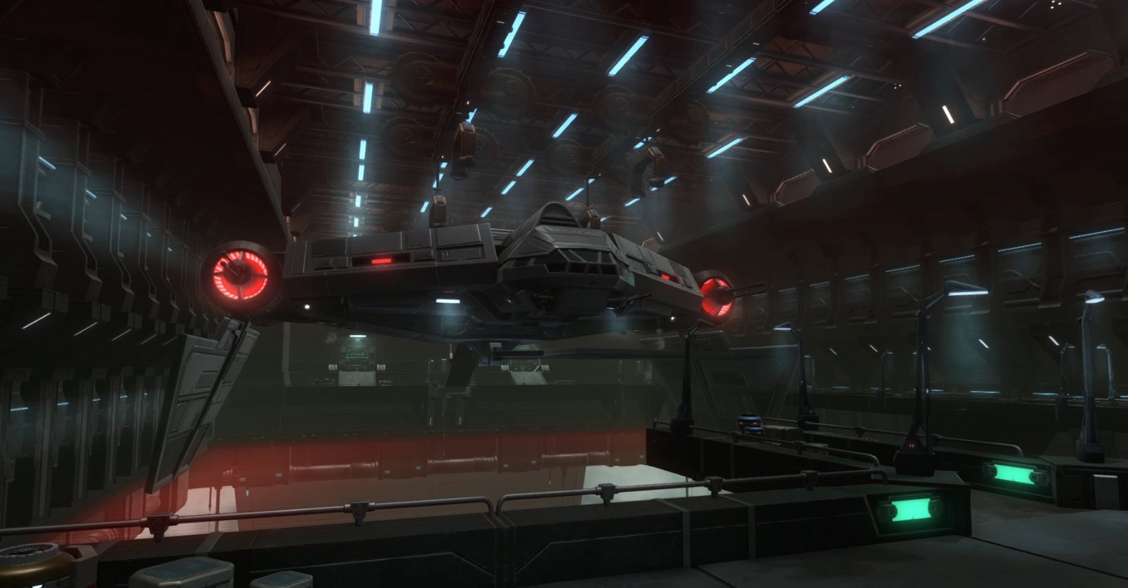 scene from Master's Enigma - Darth Nul's ancient ship