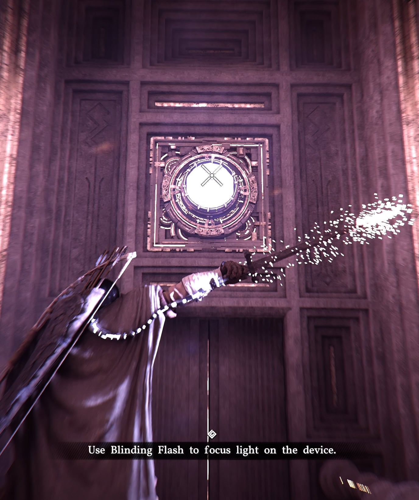 Activating Abyss Device using Blinding Flash