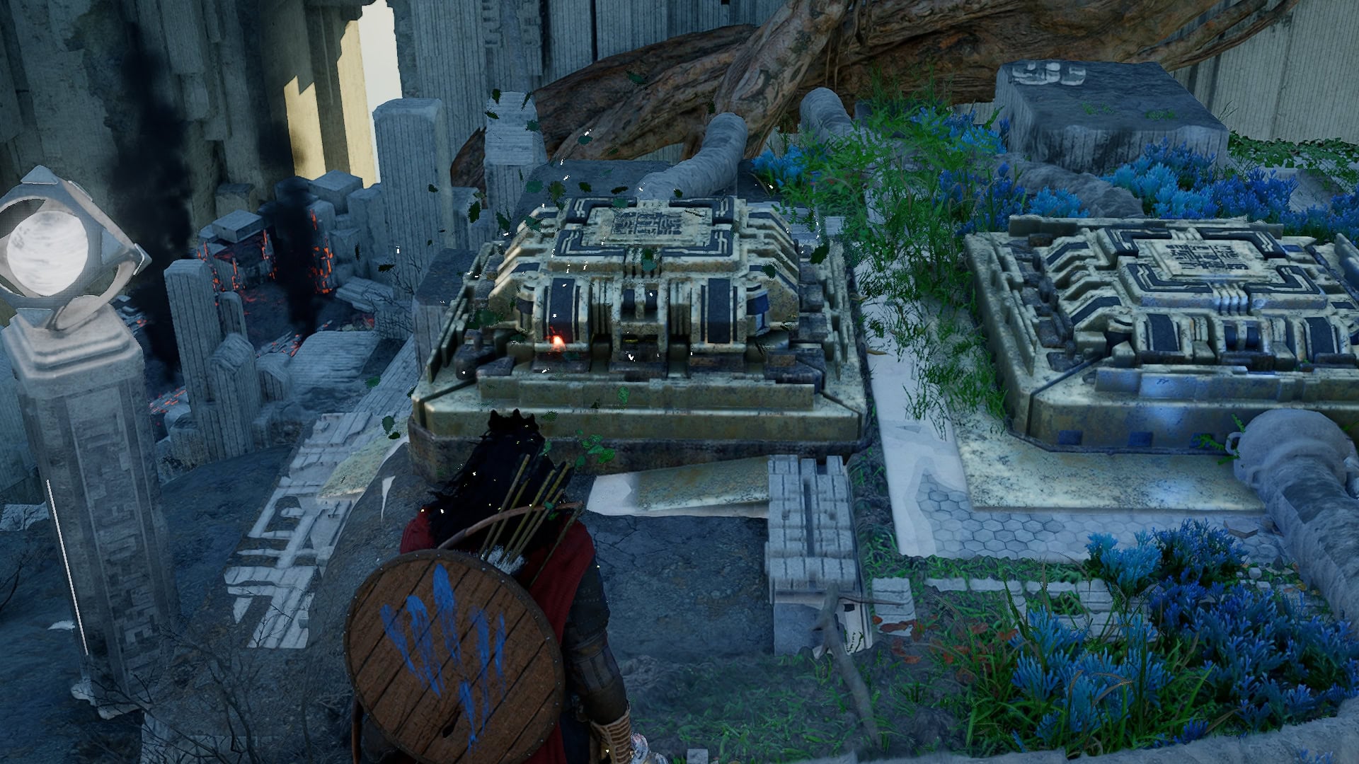 Place the source onto the slot