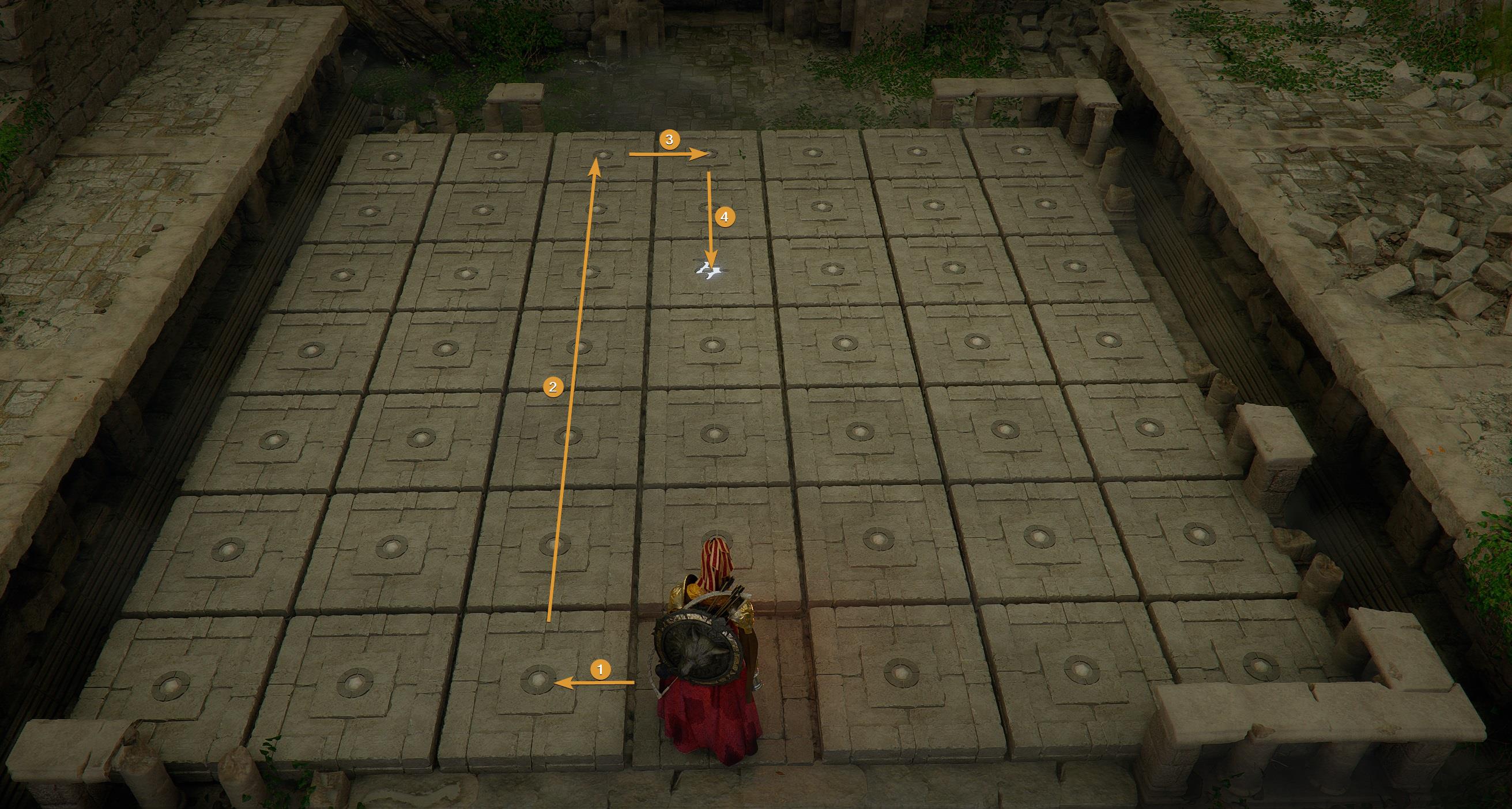 Crimson Desert Ancient Ruins Puzzle 1st pathing preview