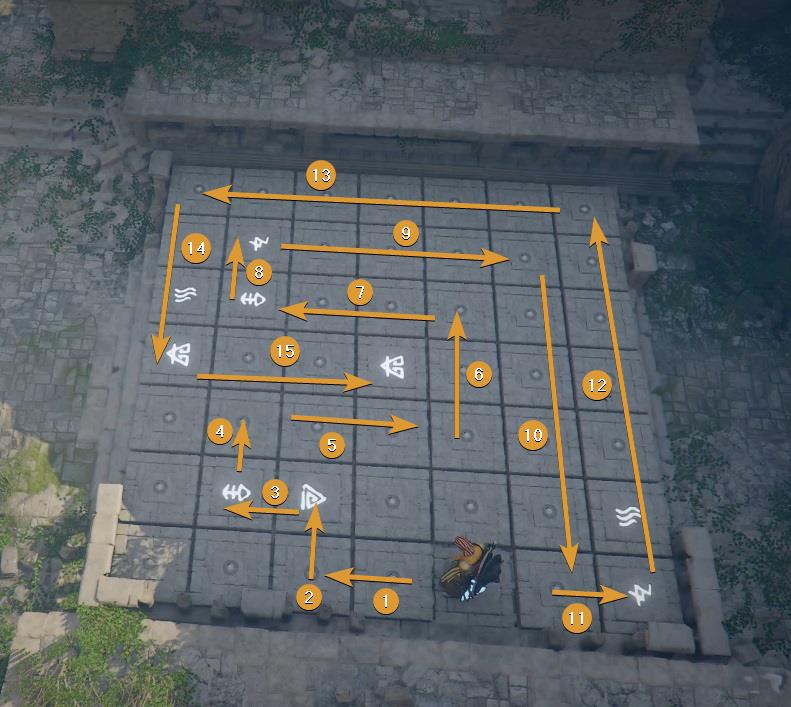 Crimson Desert Ancient Ruins Puzzle 3rd pathing preview