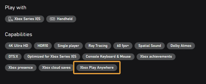 Crimson Desert Play Anywhere tag