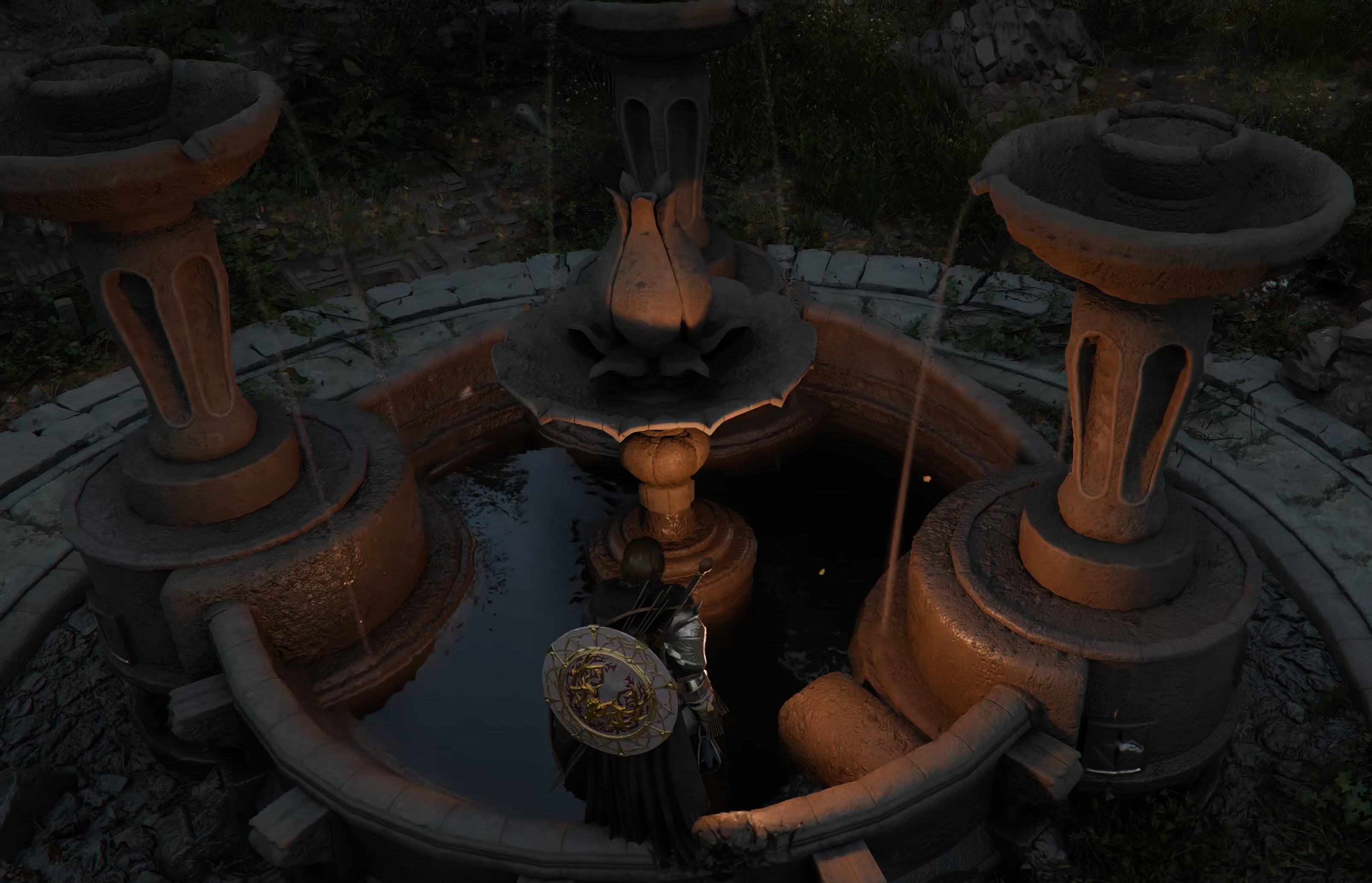 Filling up the central basin