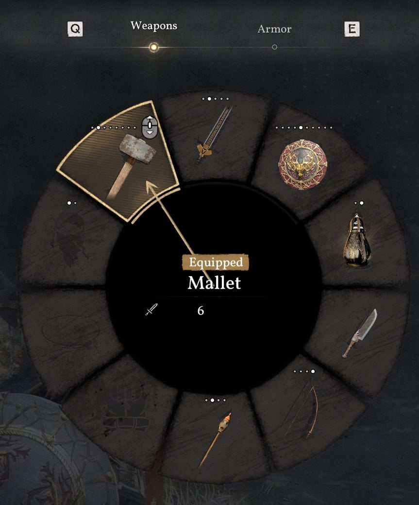 How to eqiup the Mallet