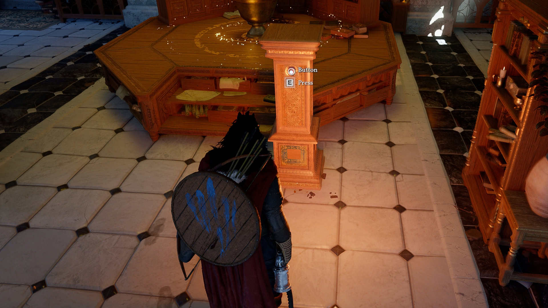 Where to find the elevator button