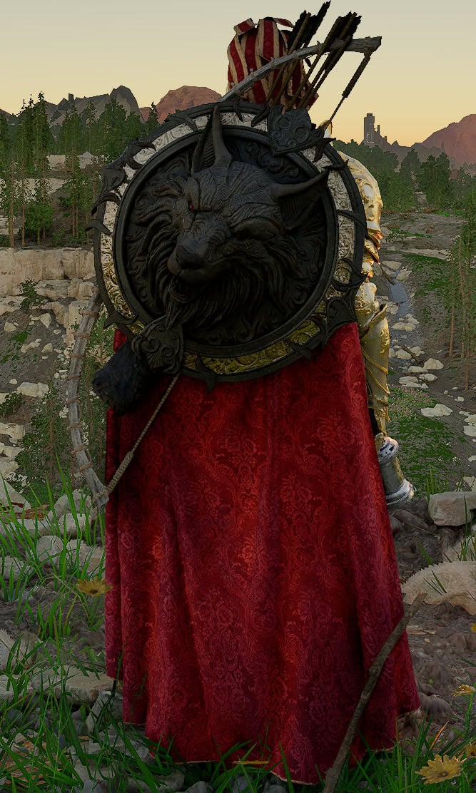 Kairos Armor and Balgran Shield Back