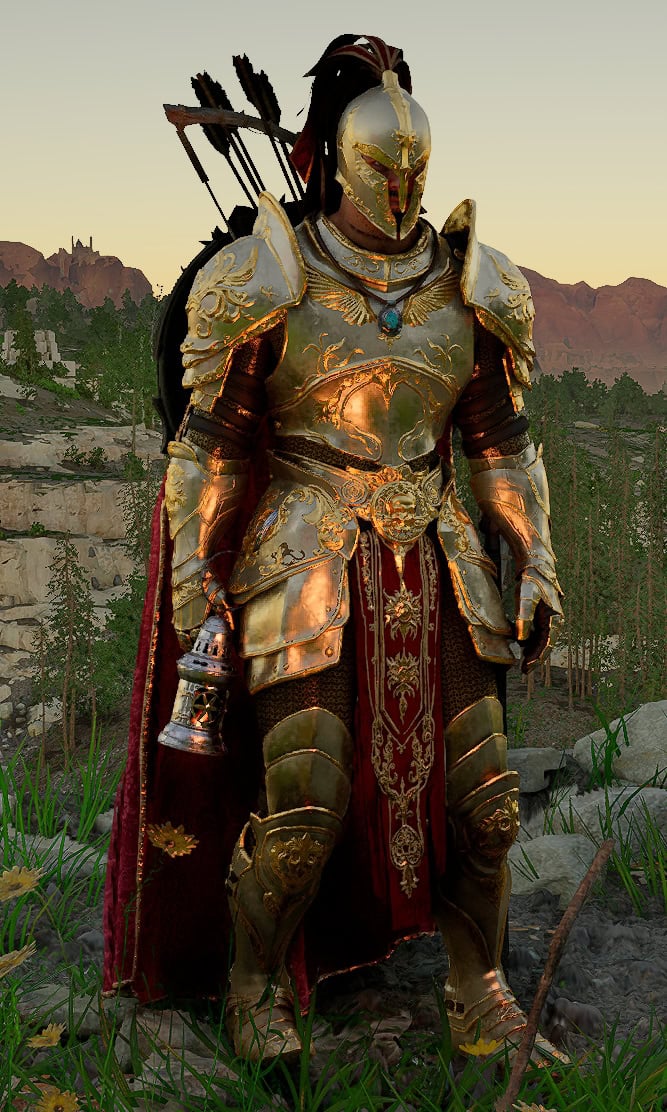 Kairos Armor and Shield Front