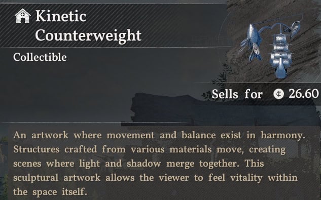 Kinetic Counterweight