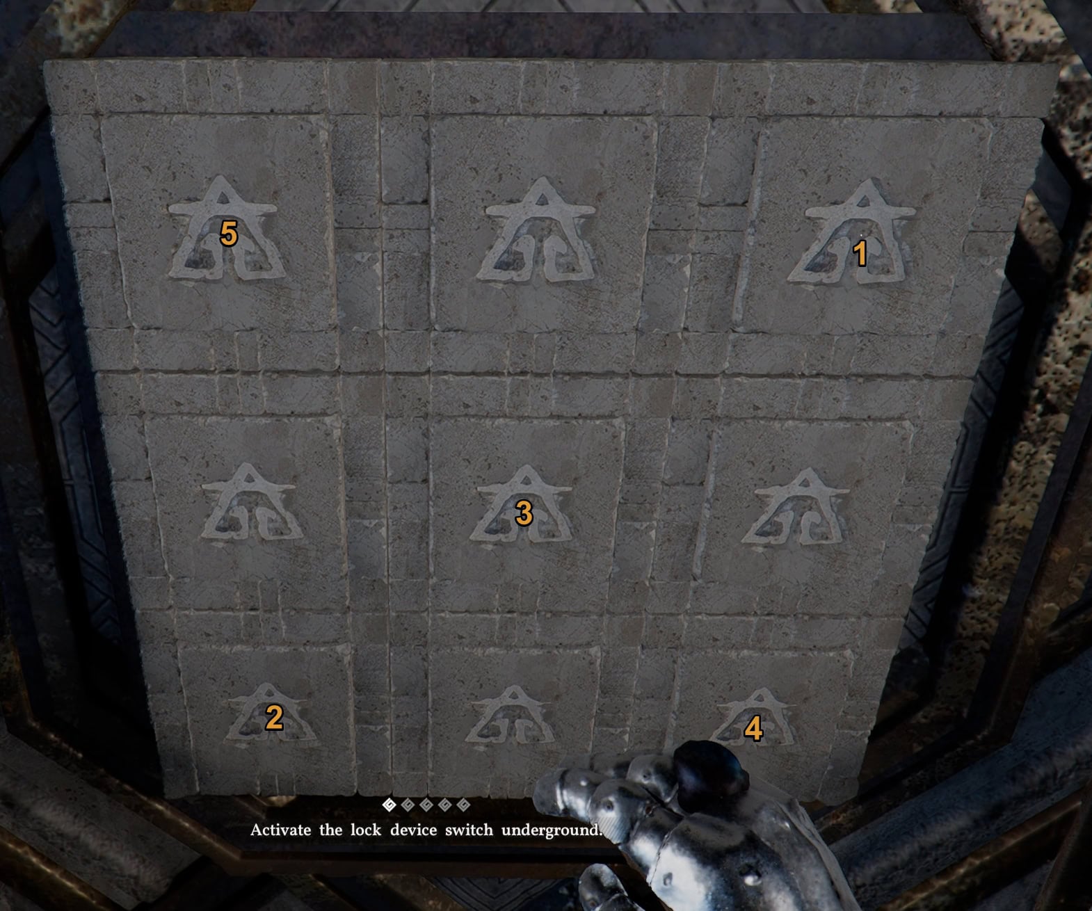 Lock Switch Underground Puzzle Solution