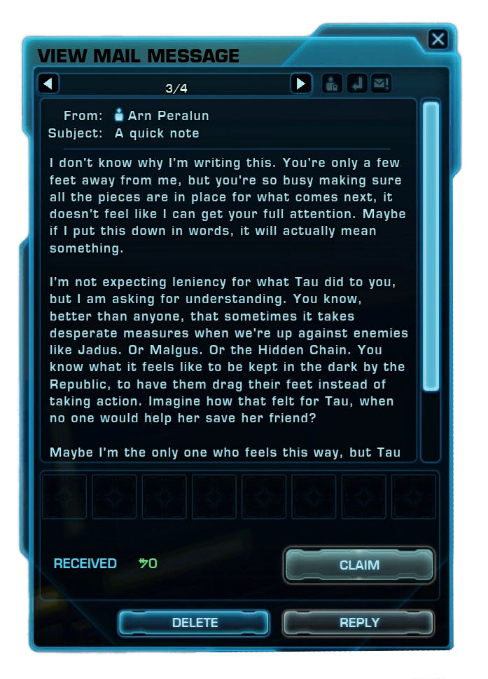 Master's Enigma Mails - Arn Peralun