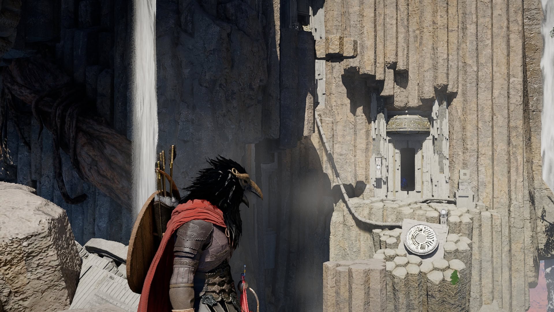 a view of the next objective, to the northeast