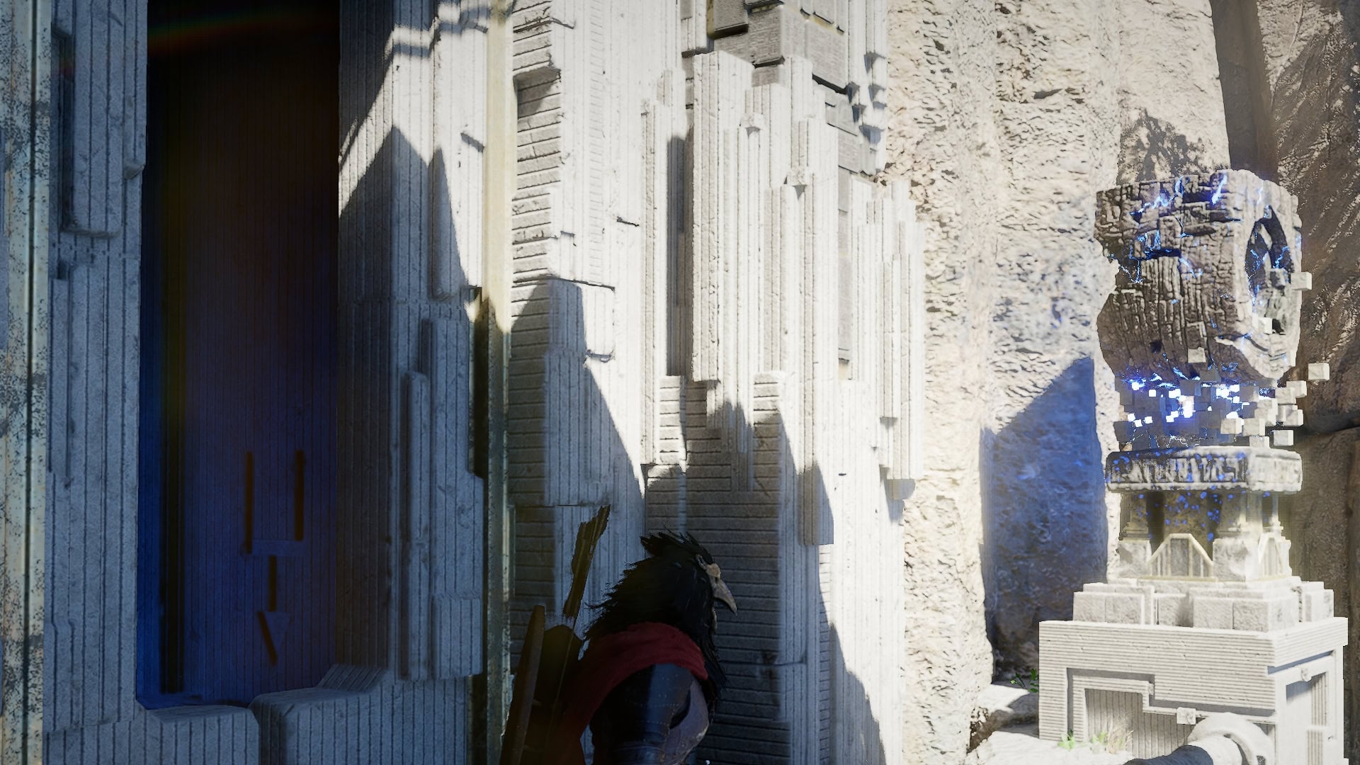 Opening the second power source's door via a Kuku Pot Stone Cube