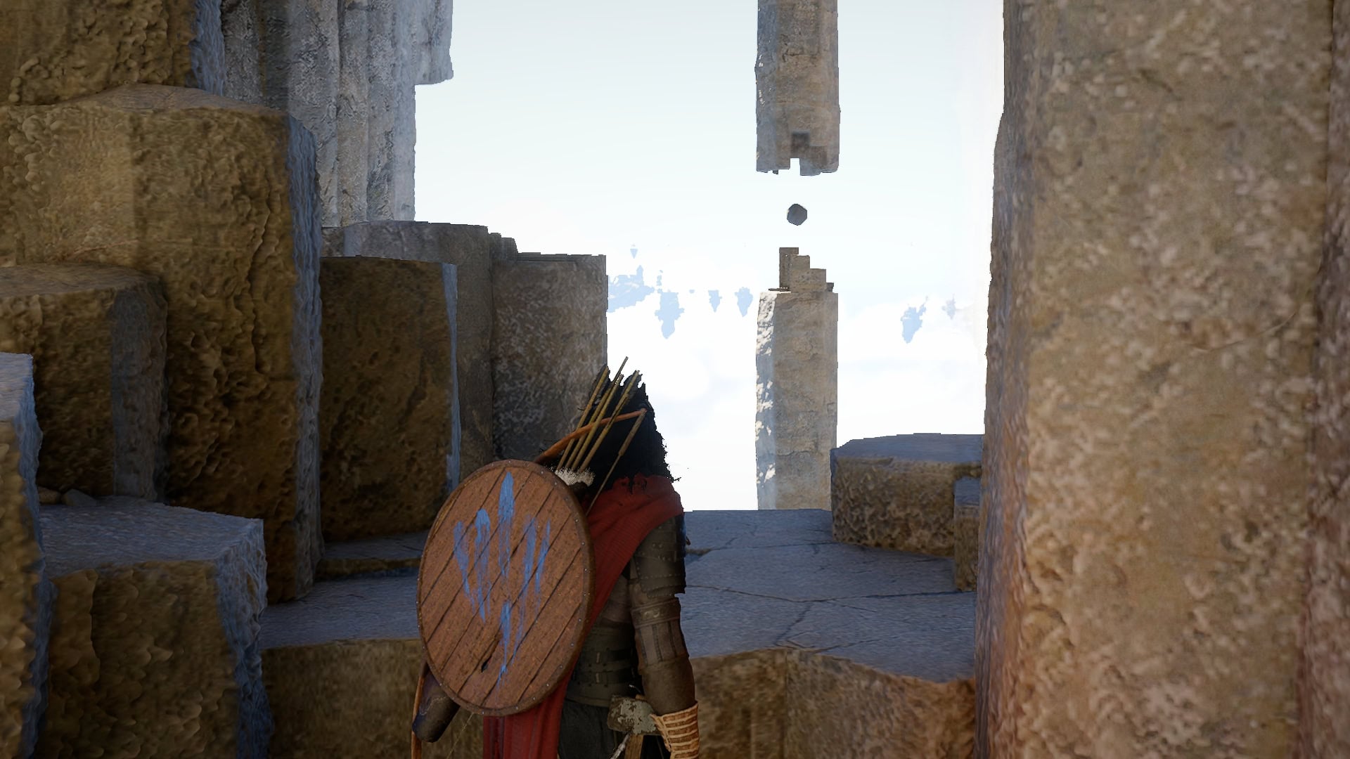 View of the turret in the distance