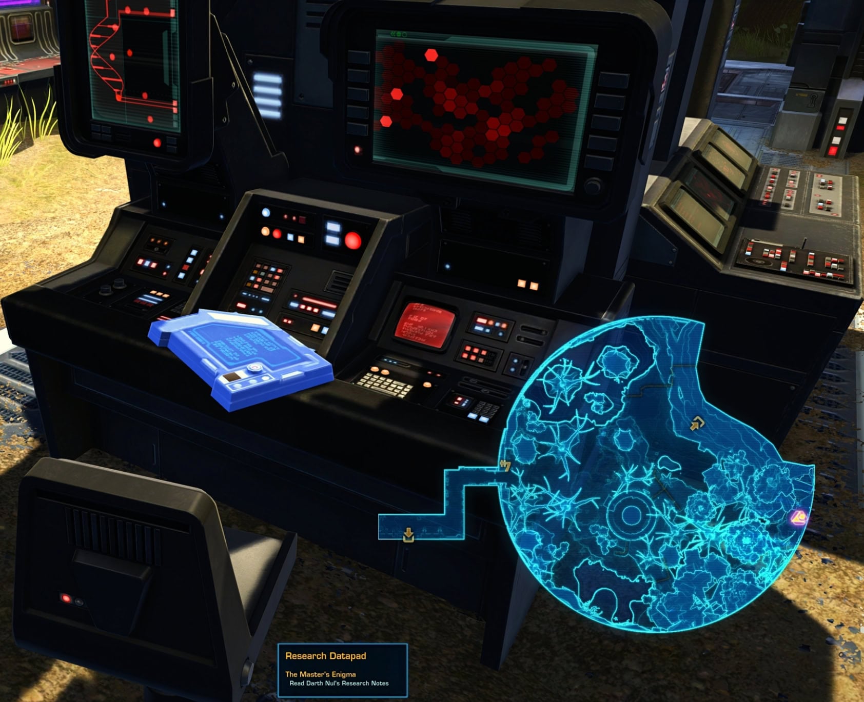 Read Darth Nu'ls notes Location