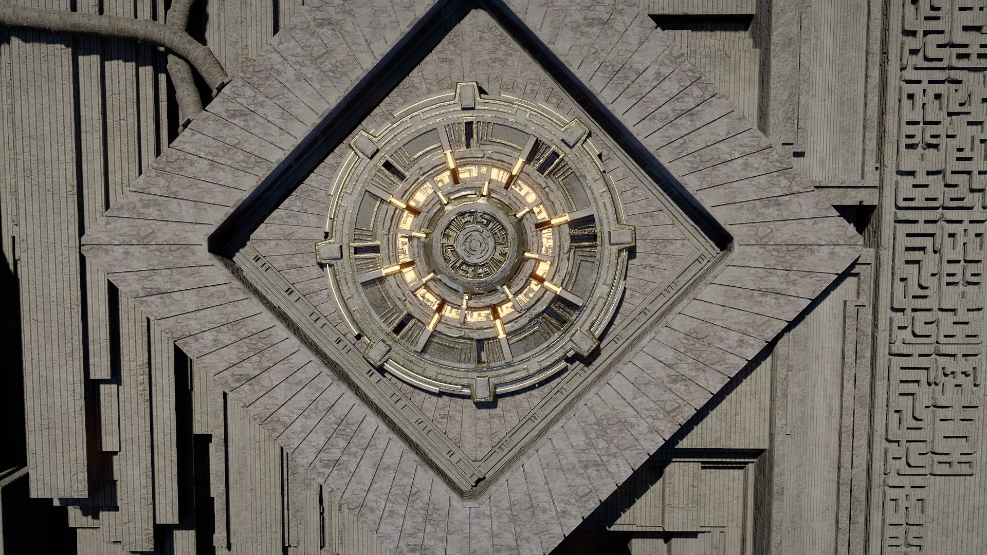 Activate the final button on the wall with Force Palm