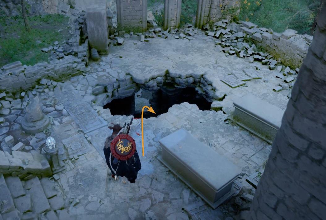 Sanctum of Temperance hole in the floor