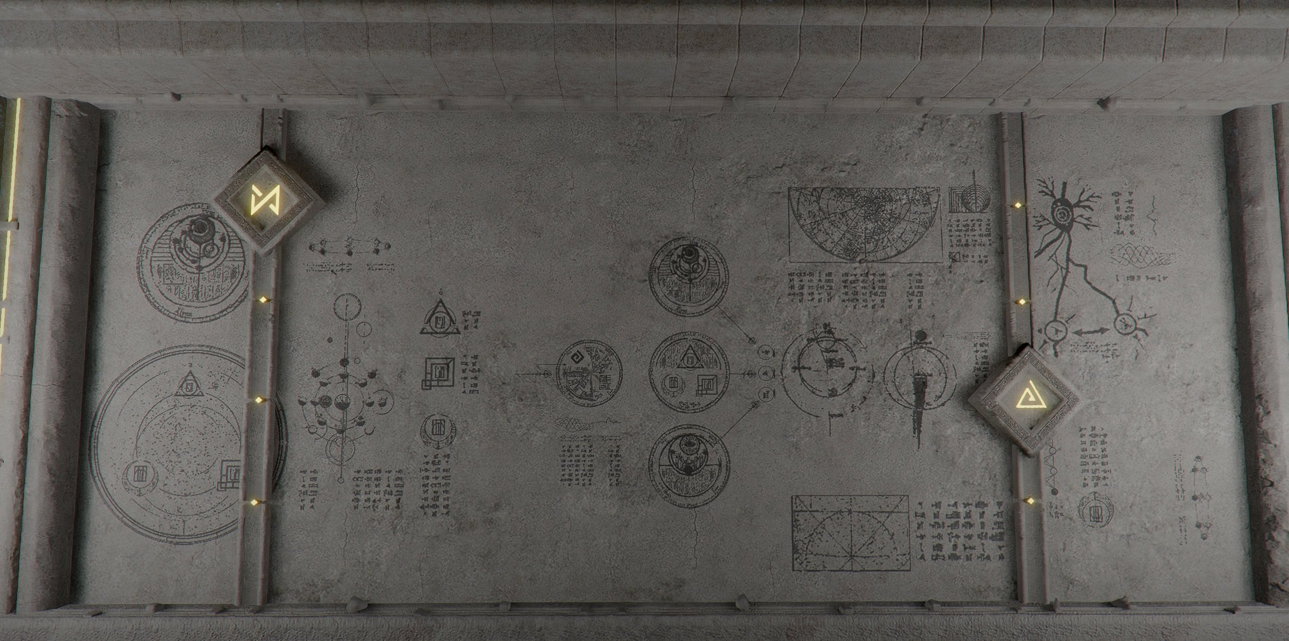 Spire of the Stars Mural 1