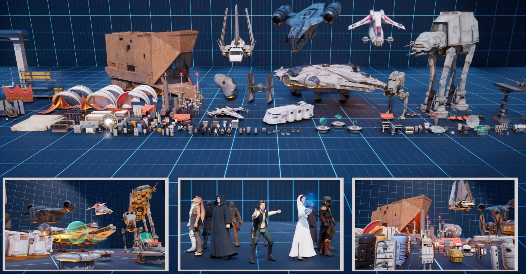 Star Wars Fortnite assets