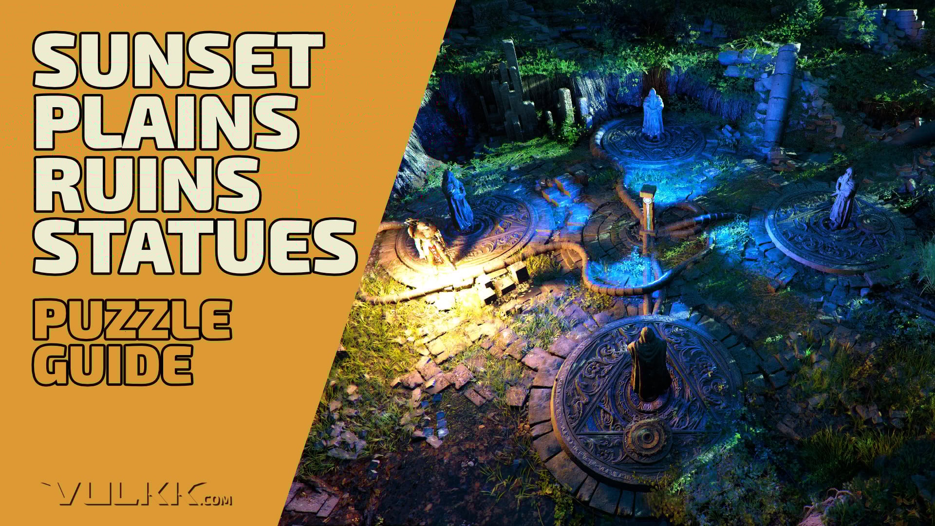 Sunset Plains Ruins Statues 169