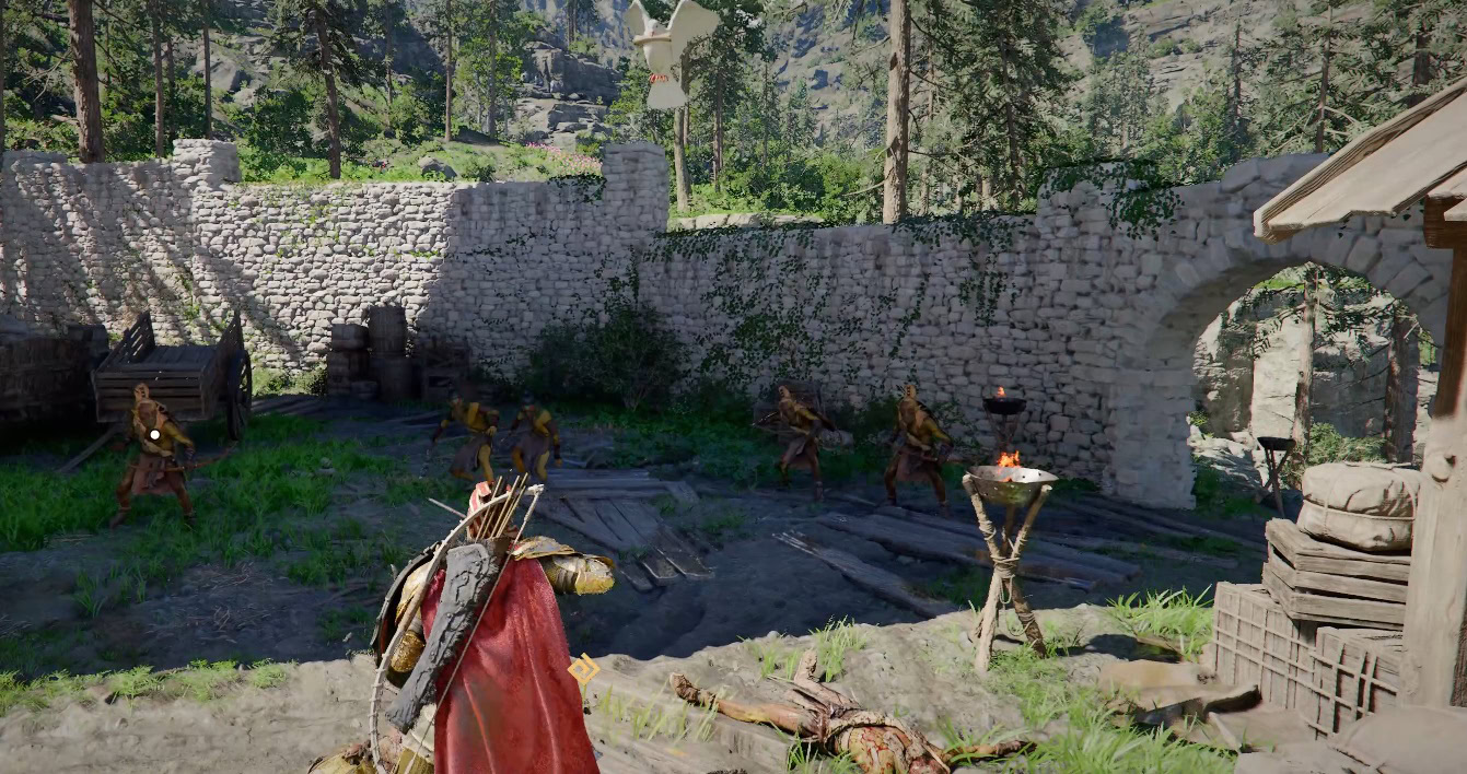 Unexpected gift fight bandits