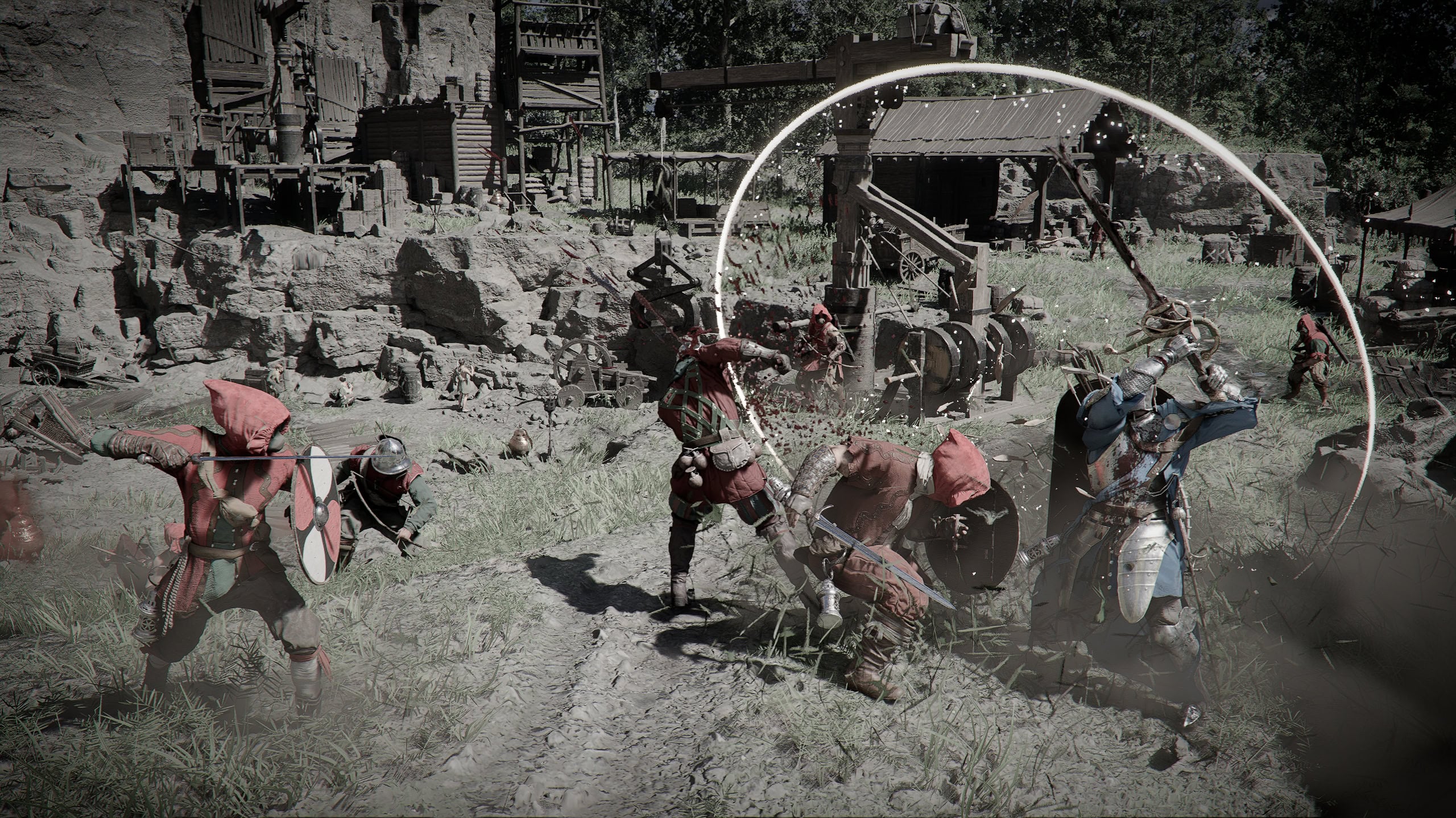 Using a longsword (greatsword) to mow through groups of mobs