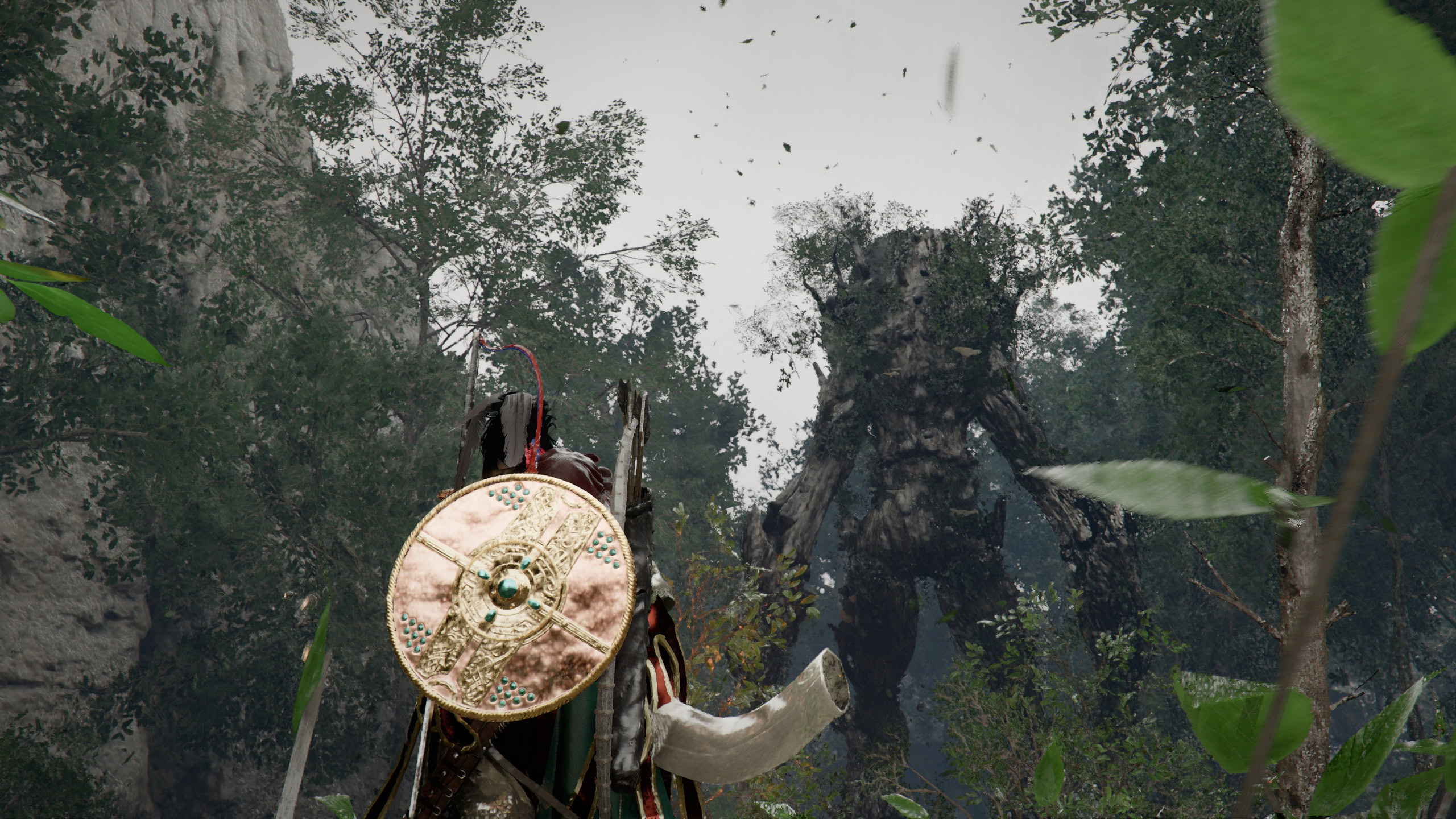 the giant walking tree (Ent) in Crimson Desert