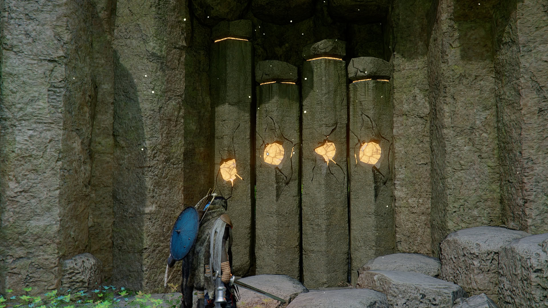 4-Pillar Puzzle at Ancient Rift Maze