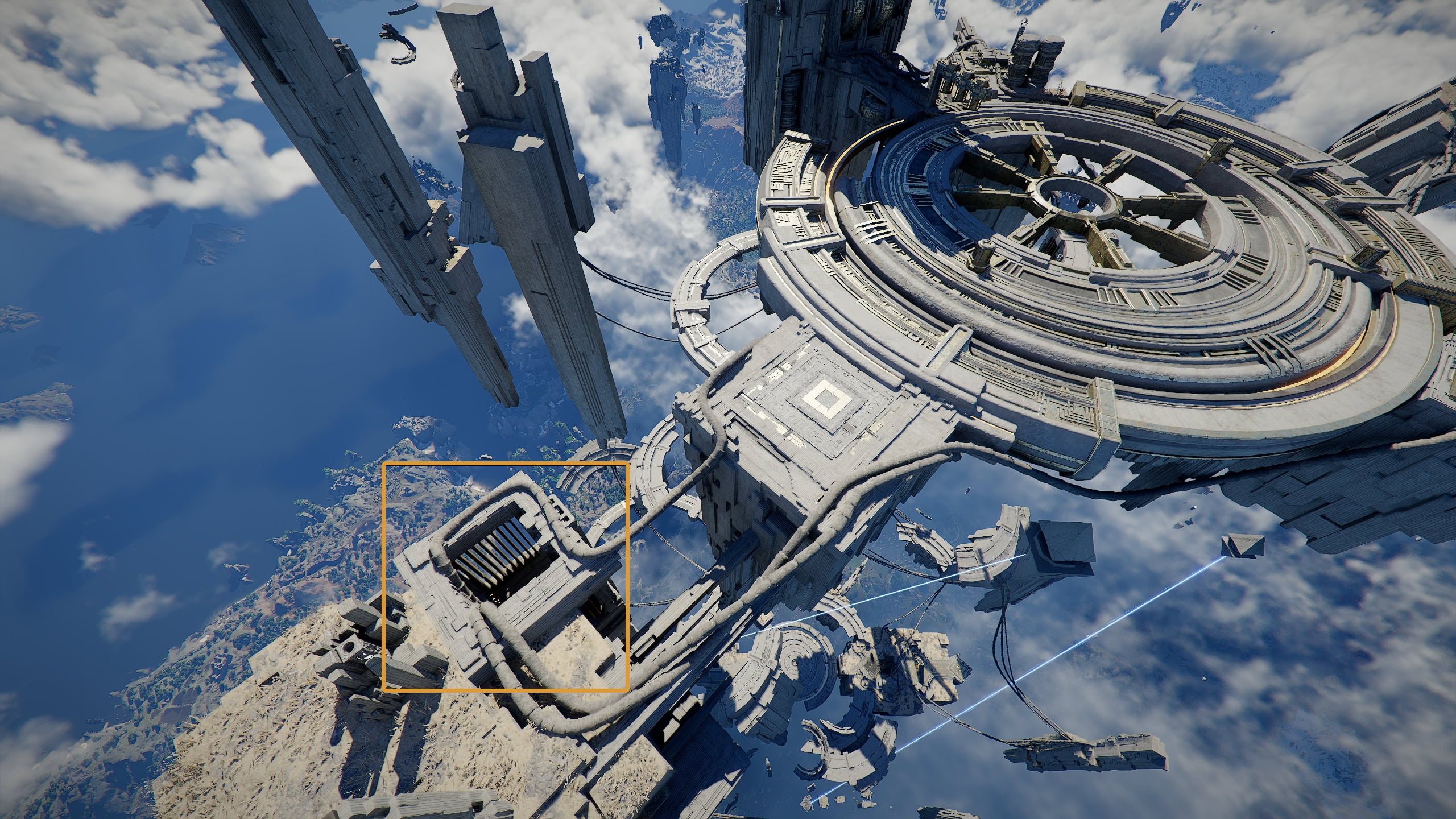 Power up the ring structure ahead