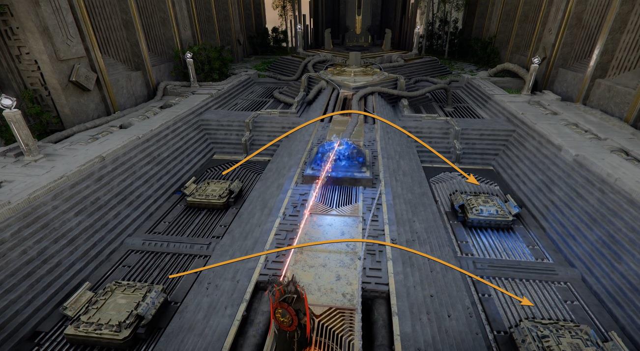 Place the two power sources into the empty sockets on the right side