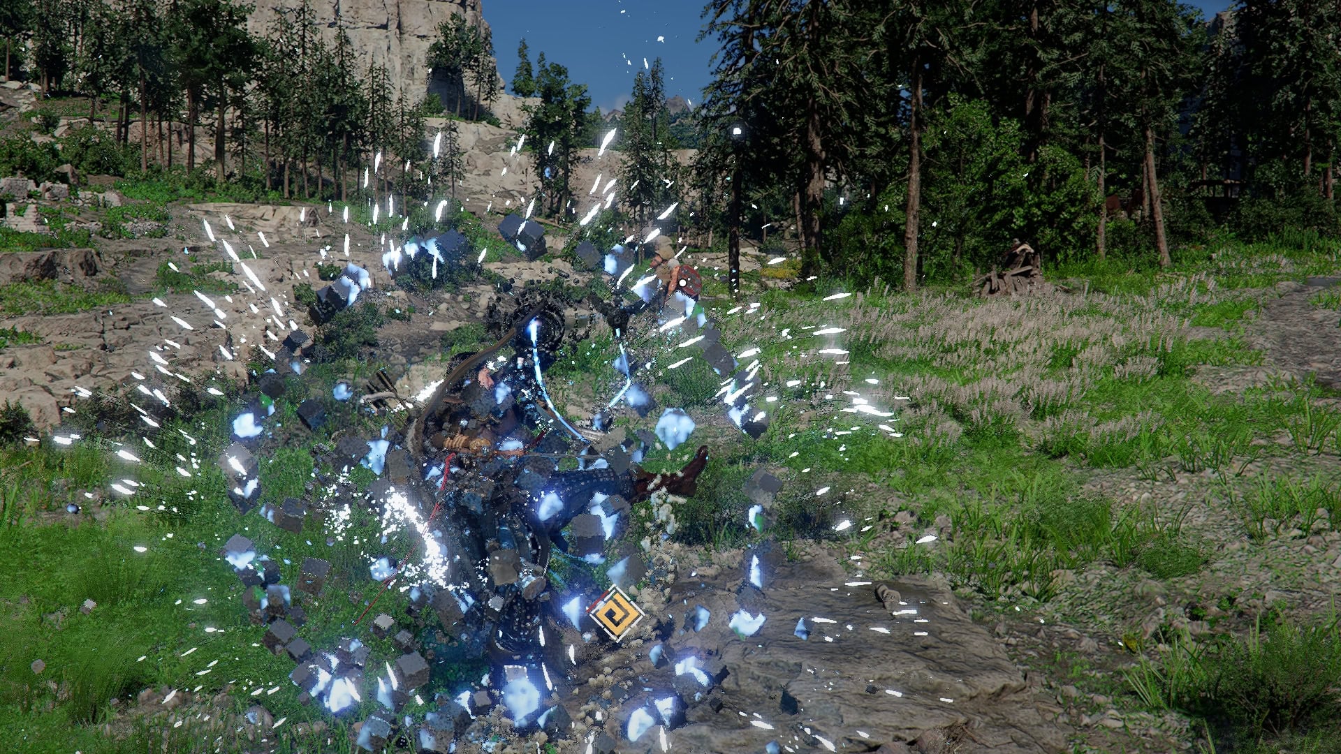 Kliff using Axiom Force's Ambush upgrade - the result