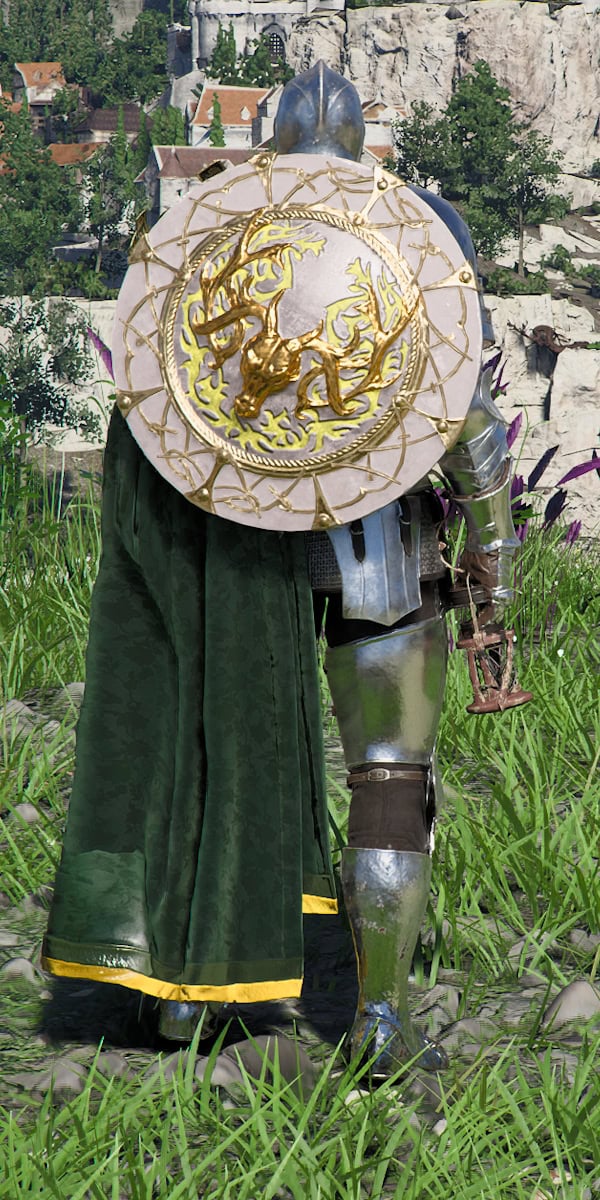 Baltheon Armor with Hernandian Cloak and Shield - Back