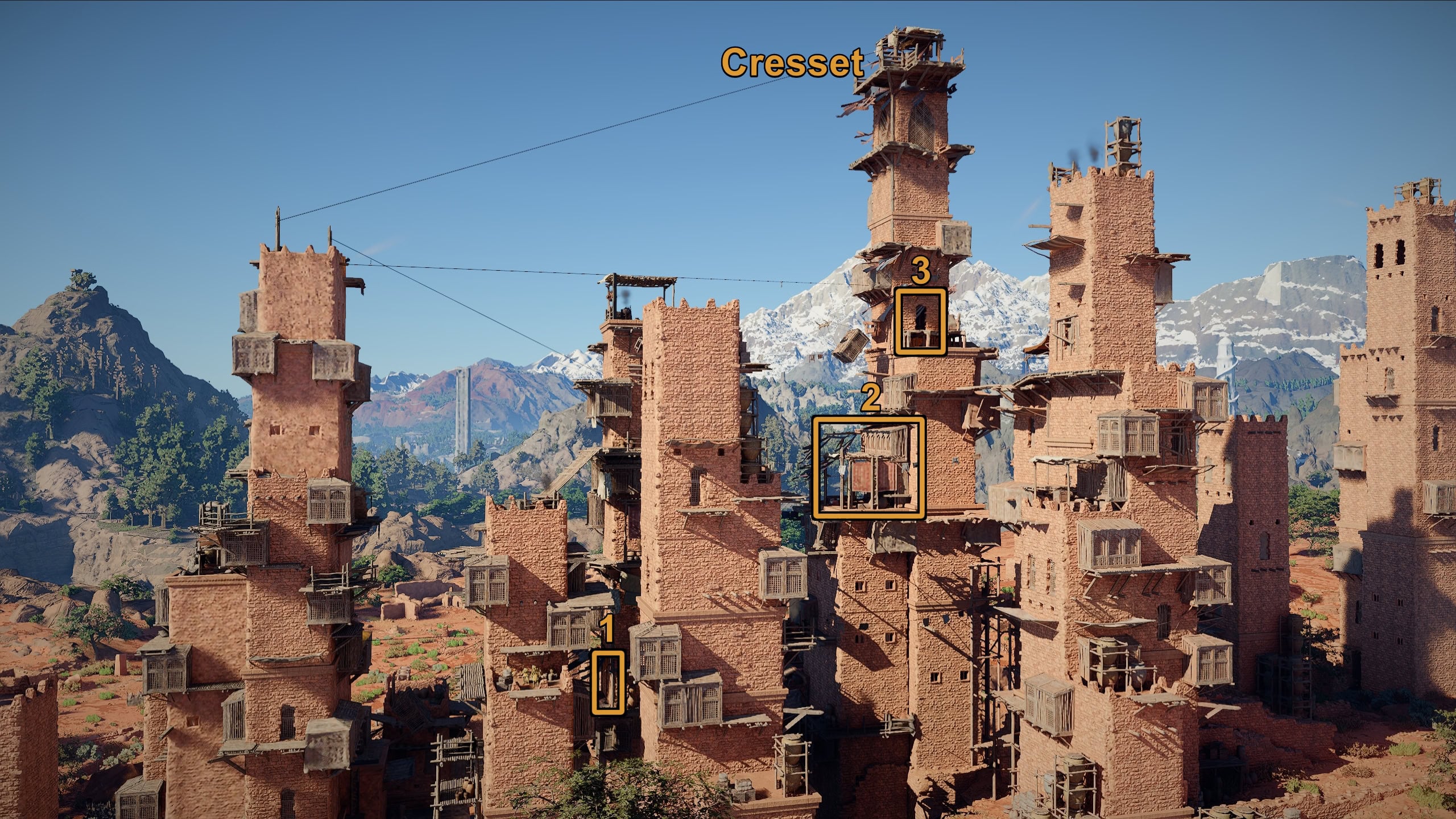 View of Burhum facing southwest of the Abyss Nexus