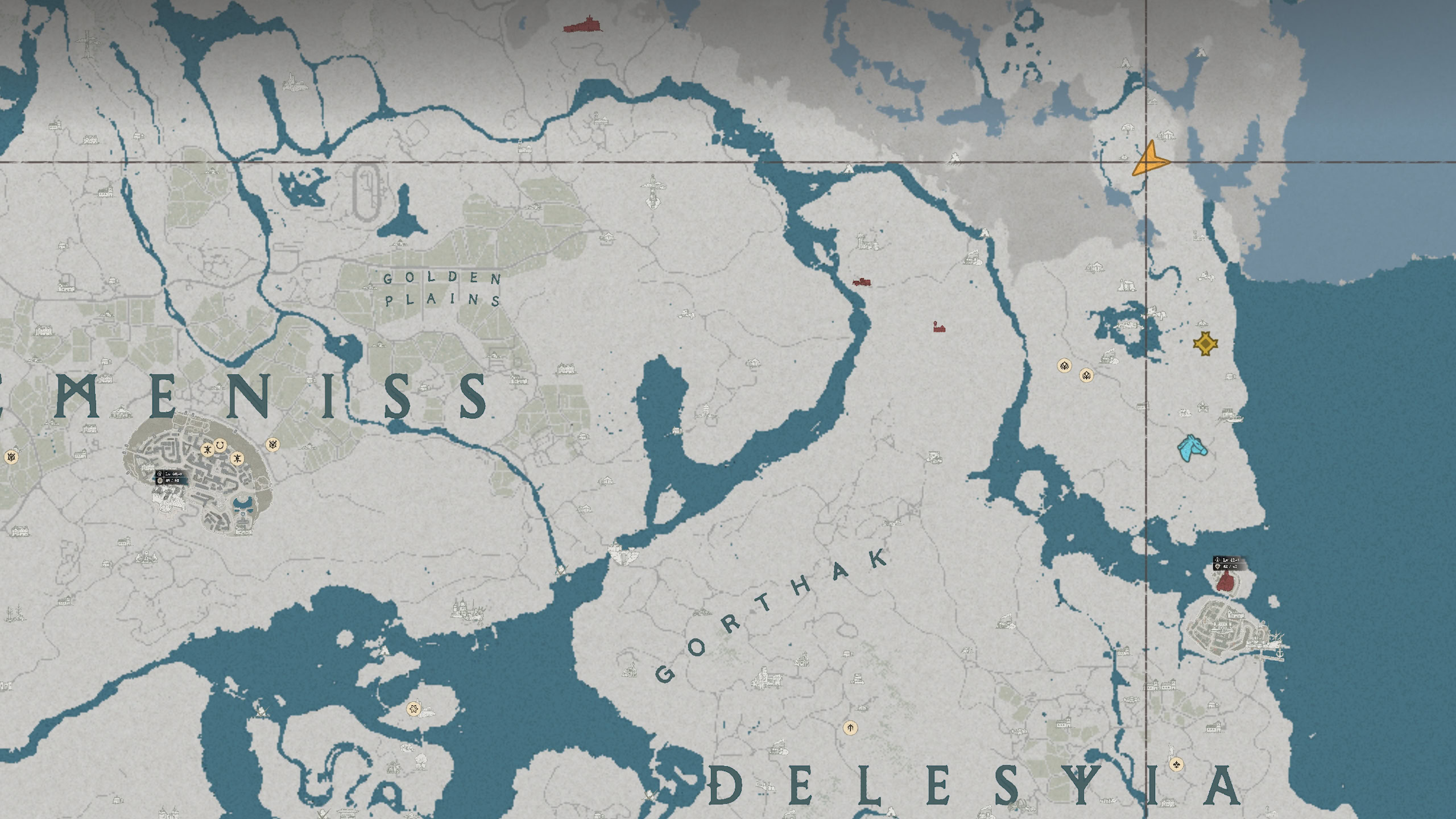 Camora Legendary Horse Location Map