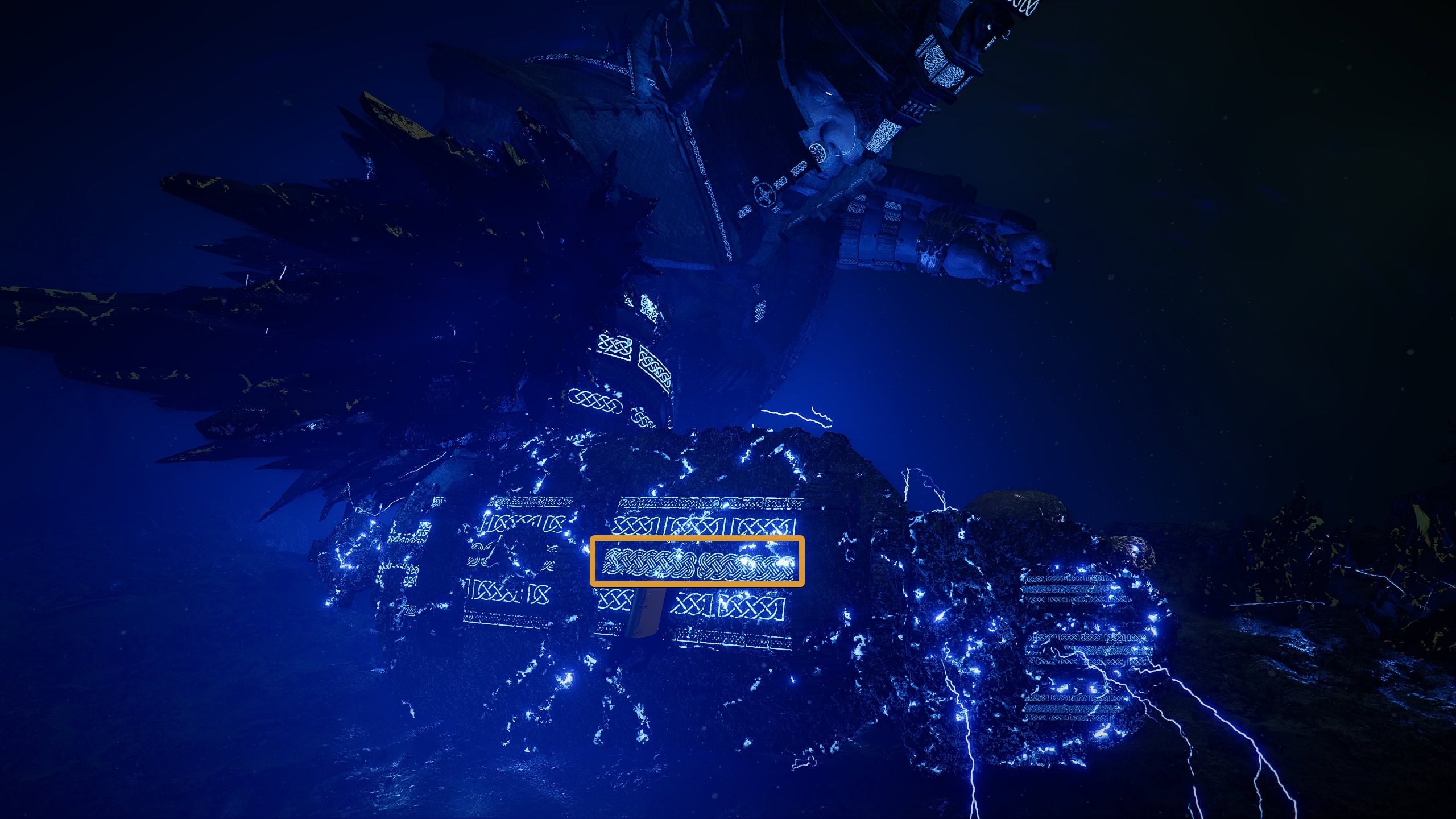 The braided pattern you can use to cling on to