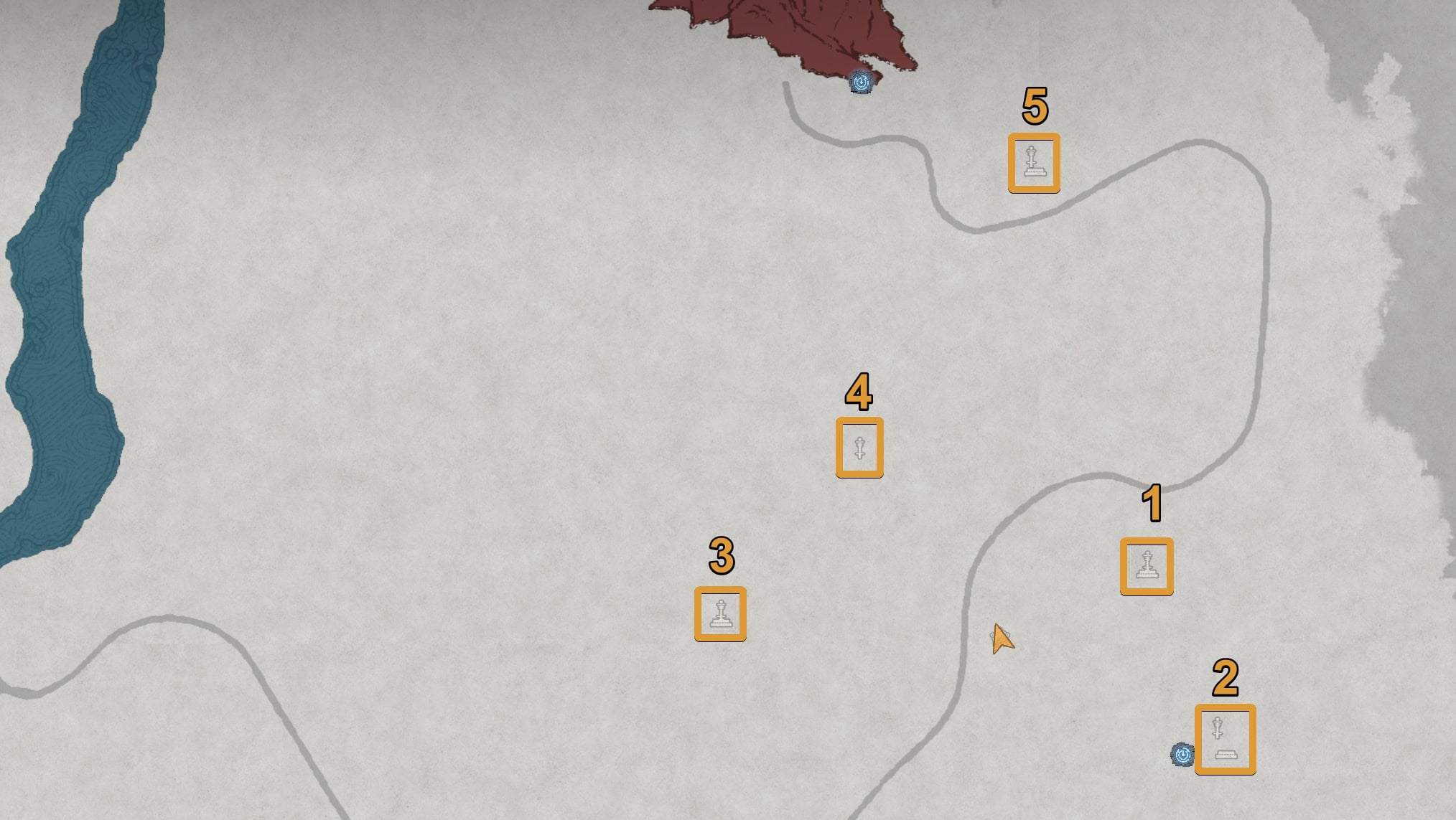 Connect the Ancient Lightning Device - Map locations