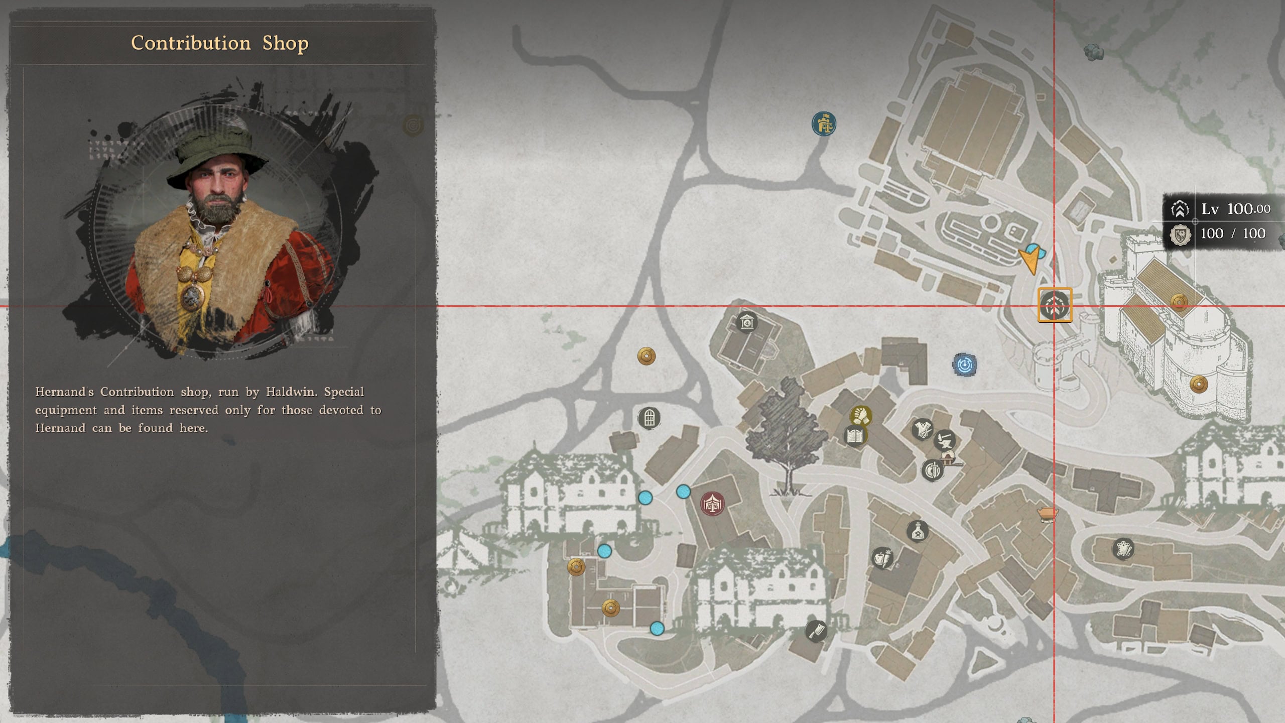 Contribution Shop in Hernand Map