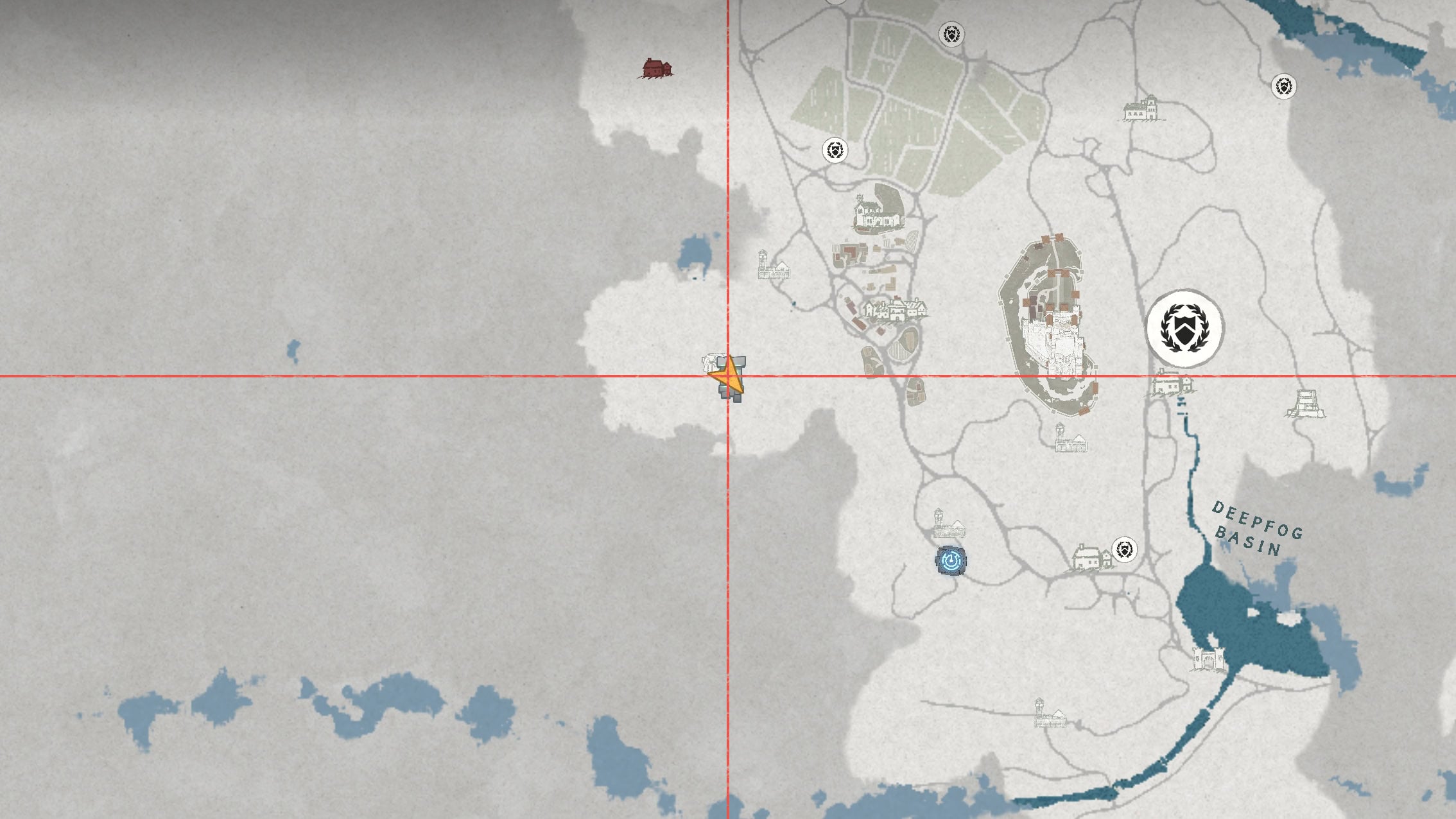 Crimson Desert Deepfog Basin Stone Cubes Puzzle Location on the Map